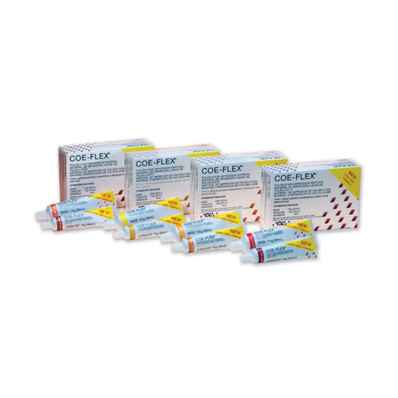 GC America COE-FLEX Lead-Free Polysulfide Impression Material, Catalyst Only, Injection Type Light Body, Regular Set, 45 mL Tube, 131303