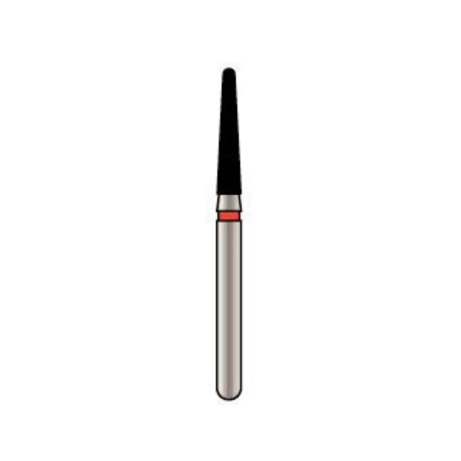 Alpen x1 Single-Use Diamond Bur, FG, #856-016F, Round End Taper, Fine, Red, 1.6 mm, 25/Pk, X8568F016