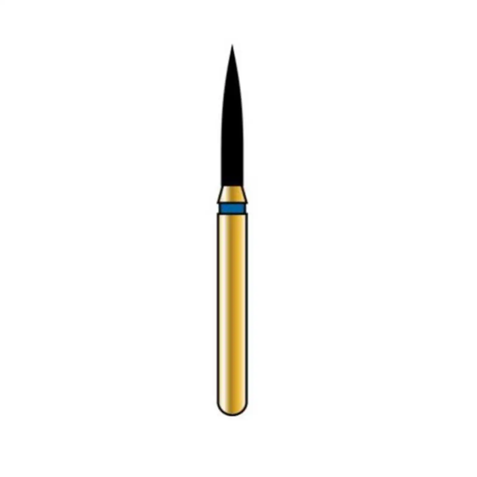 Alpen Multi-Use Diamond Bur, FG #862 Flame, 1.2mm, Extra Fine, Yellow, 5/Pk, R862EF012FG