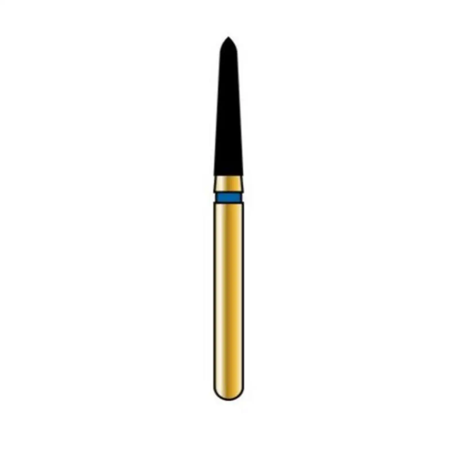 Alpen Multilayer Diamond Bur, FG, Curettage Pointed Taper, #878K-014, 1.4 mm, Super Coarse, Black, 5/Pk, R878KSC014FG