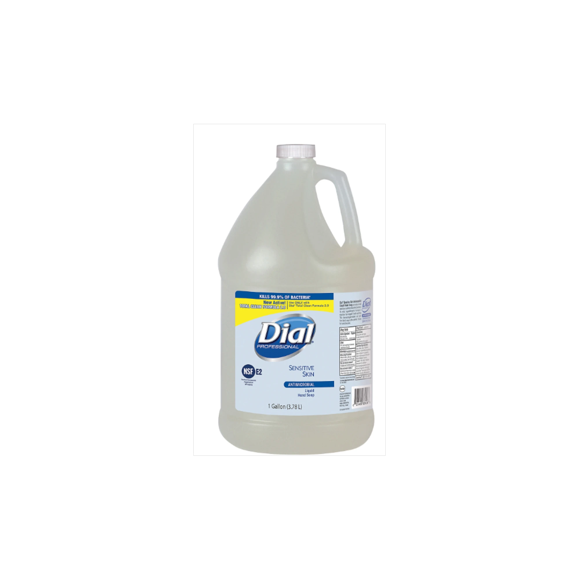Dial Sensitive Skin Liquid Hand Soap, Antimicrobial, 1 Gallon, 82838
