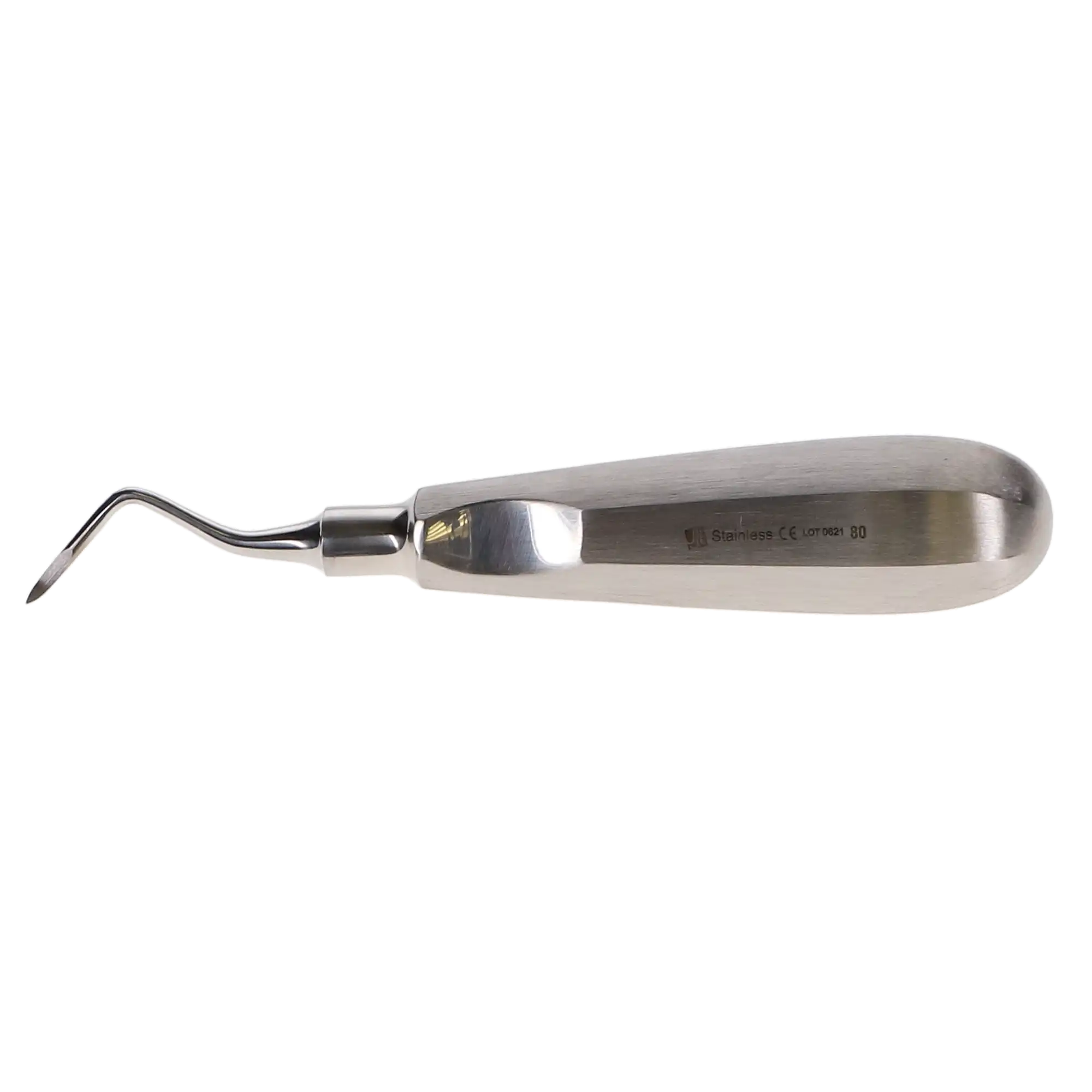 J&J Instruments Root Tip Elevator, #80, Stainless Steel, 1/Pk, IN04-380