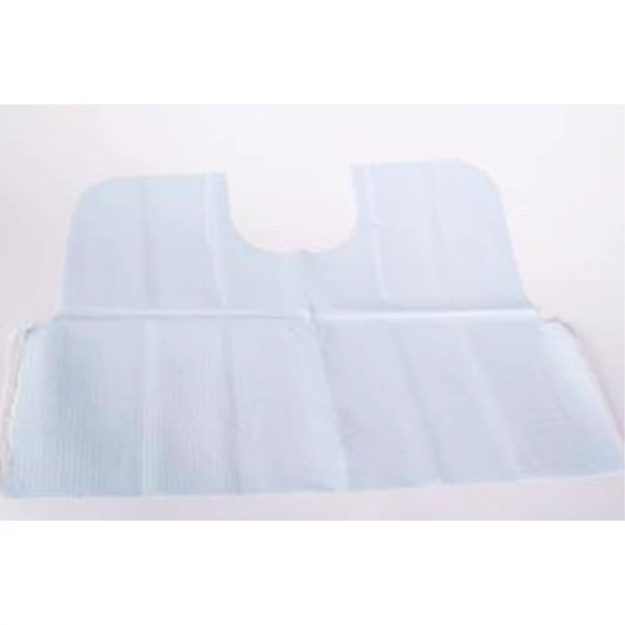 Tidi Contour Neck Patient Bibs, 18" x 22", 3-Ply Tissue with 1-Ply Poly Backing, White, 400/Case, 917901