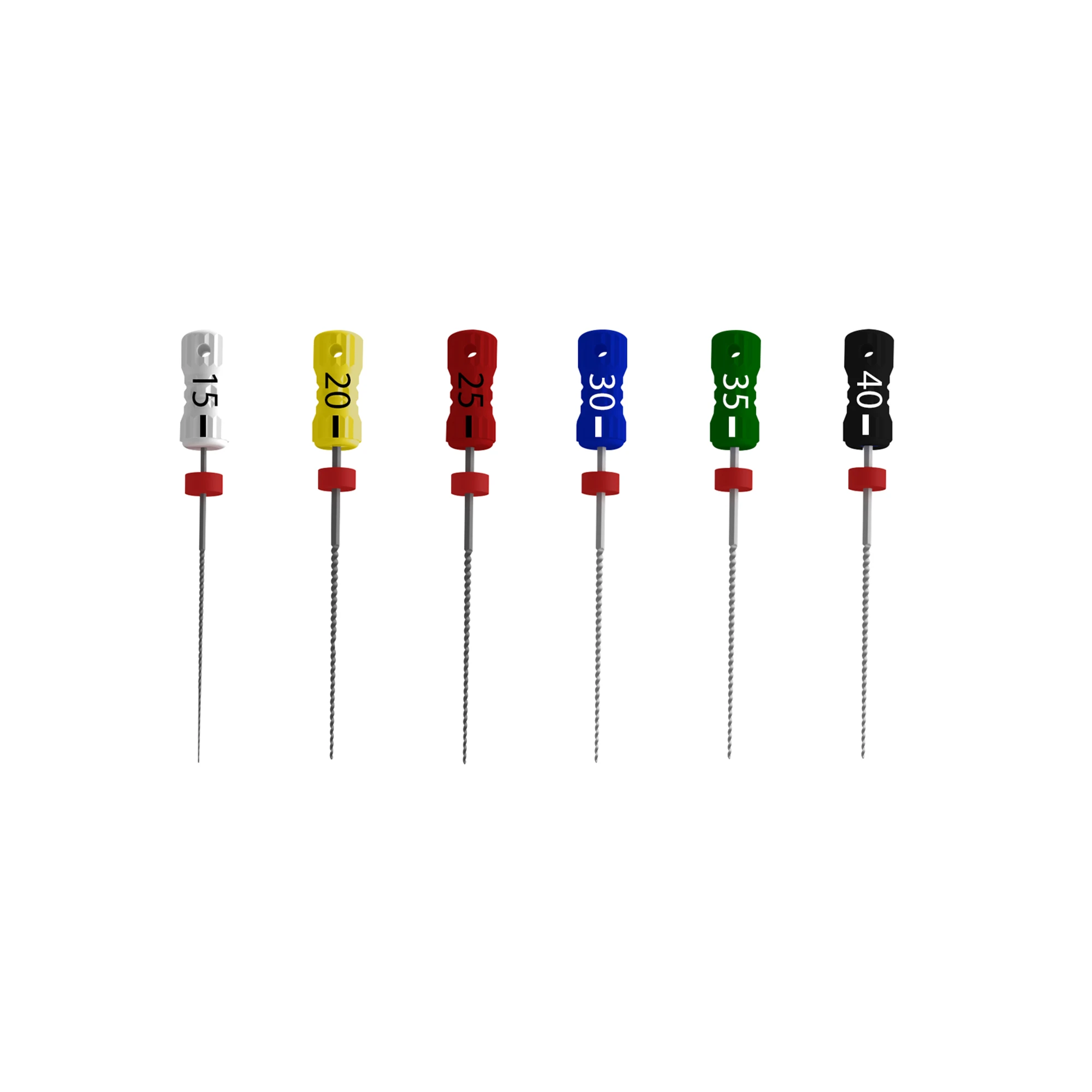 MicroMega B6 K-Files, Size 15/40, 21mm, 0.02 Taper, Sterile, Pack of 6, #60029840