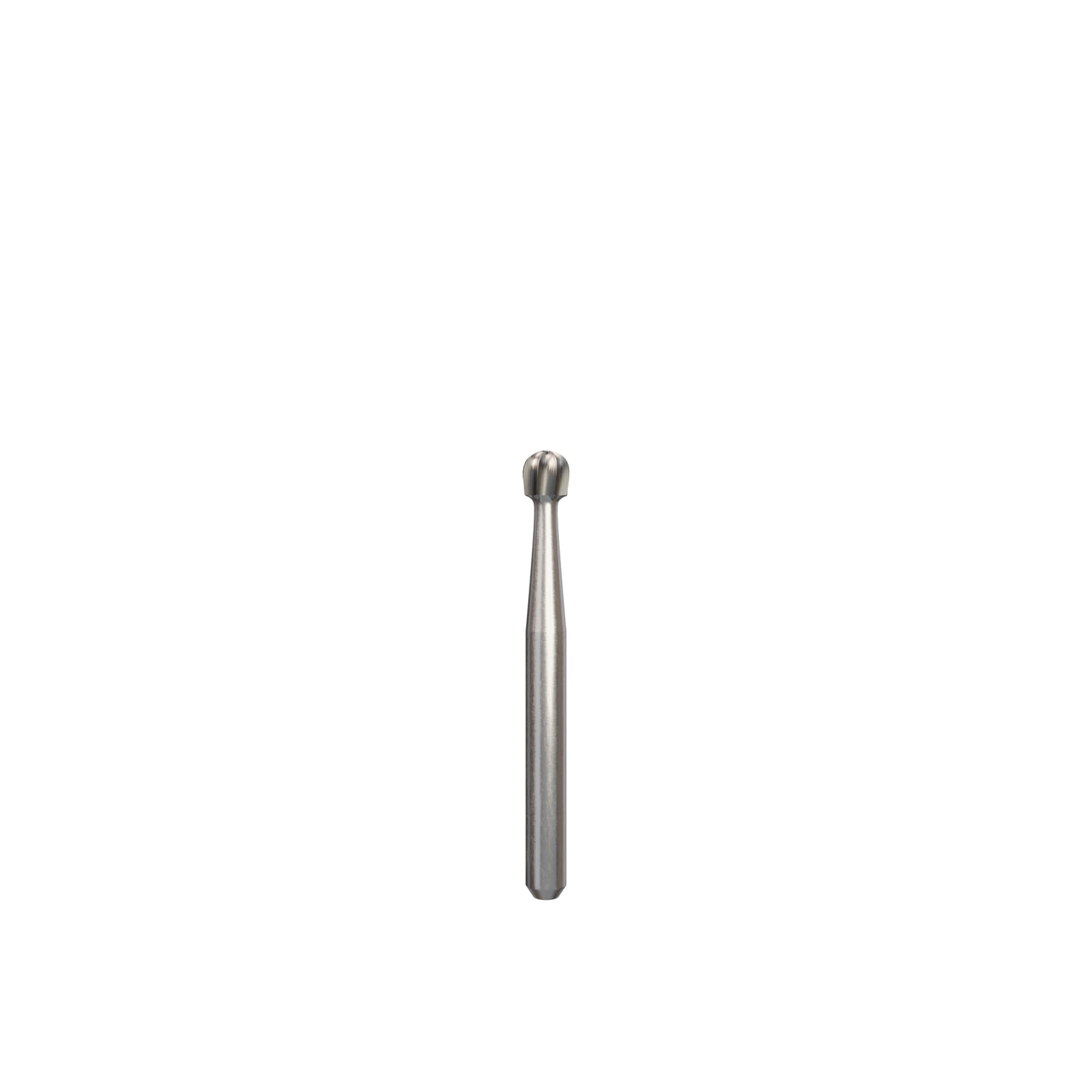Alpen Carbide Operative Bur, Round #6, FG Short Shank (FGSS), 1.8 mm Head Diameter, 10/Pk, 6-313-1.80