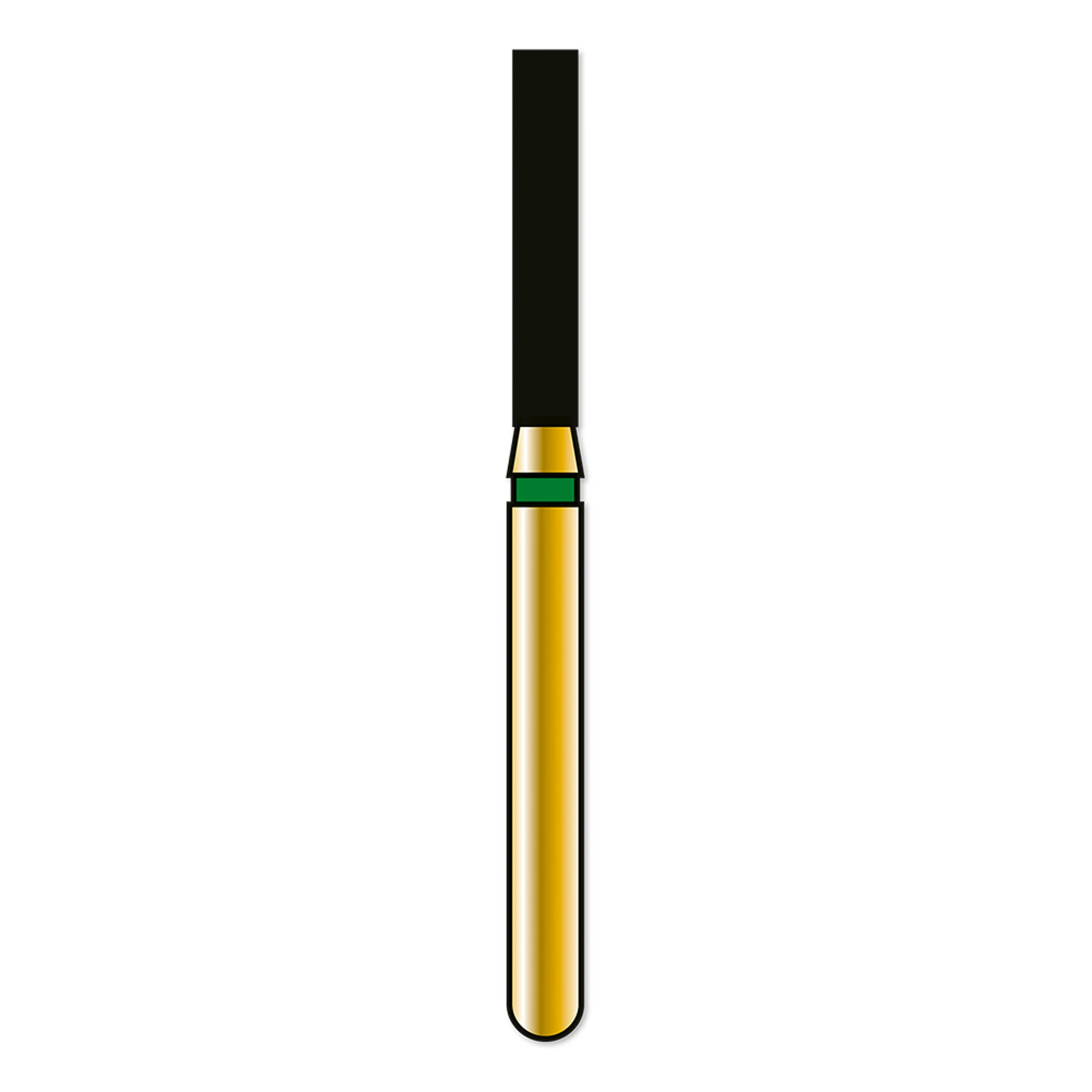 Alpen FG #837.014 Coarse Grit Flat End Cylinder Diamond Bur, 5/Pack, R837C014FG