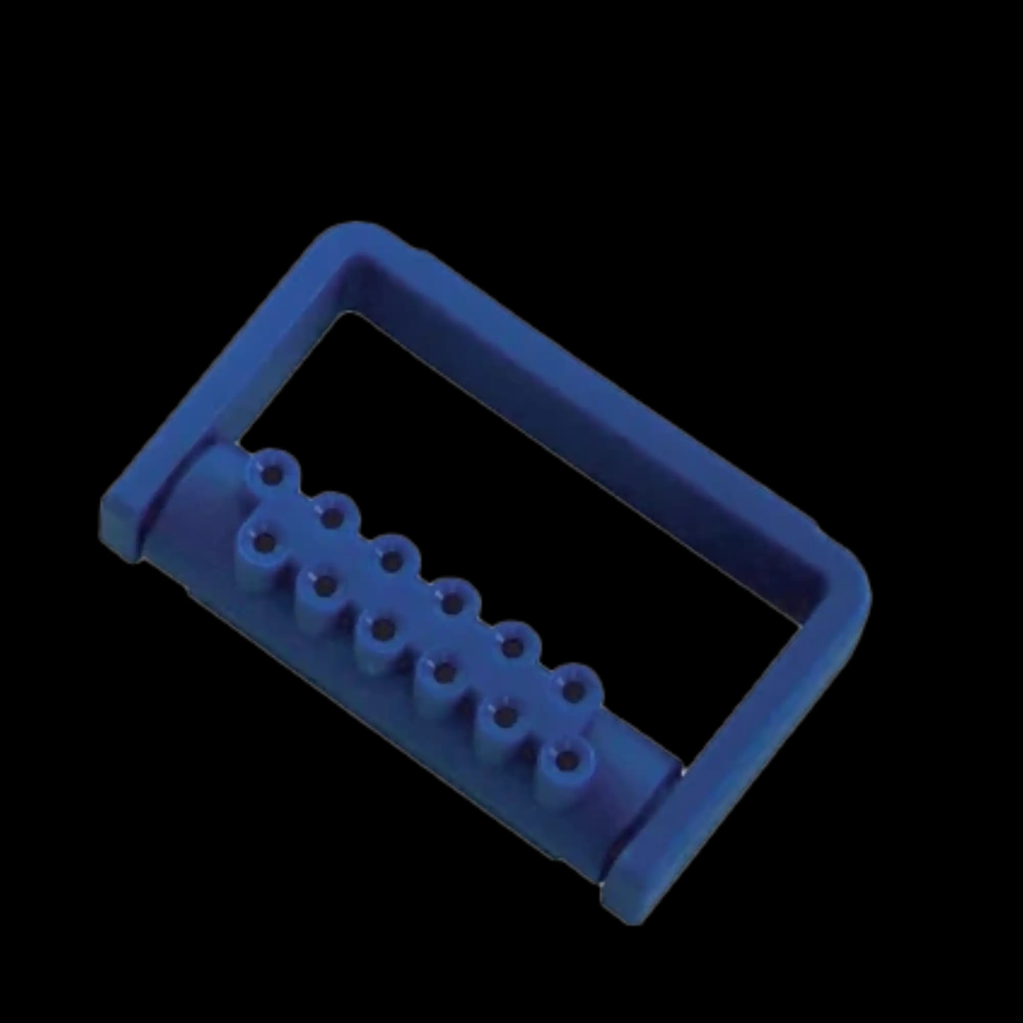 Pac-Dent Plastic Bur Block, 12-Hole, FG, Navy Blue, 380DB