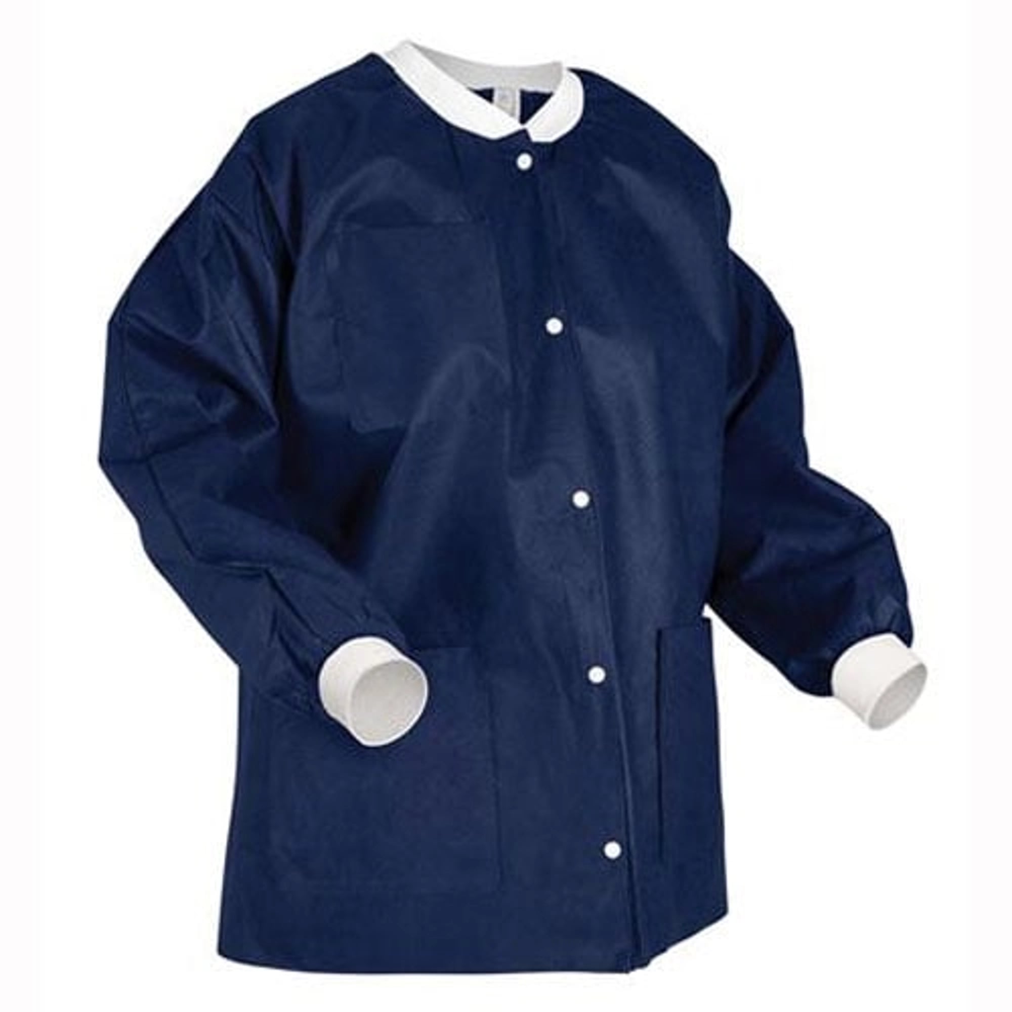 ValuMax Extra-Safe Lab Coat, True Blue, Small, Knee-Length, AAMI Level 3, 10/Pk, 3660TBS