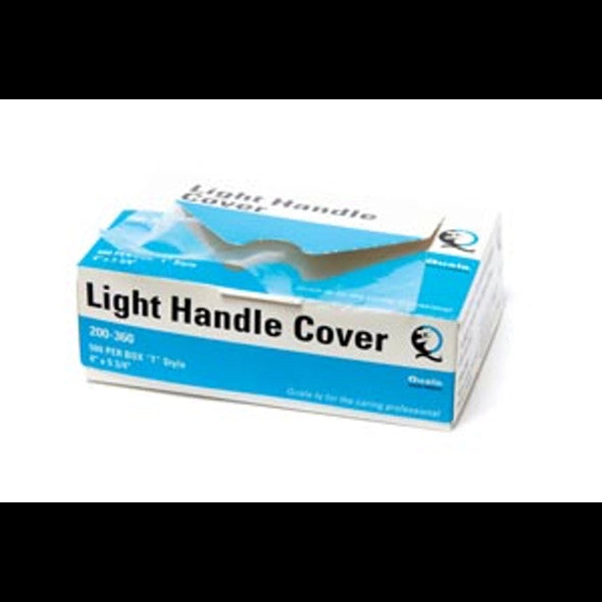 Quala Light Handle Cover, T-Style, Clear Plastic, 4" x 5 3/4", 500/Bx, 200360