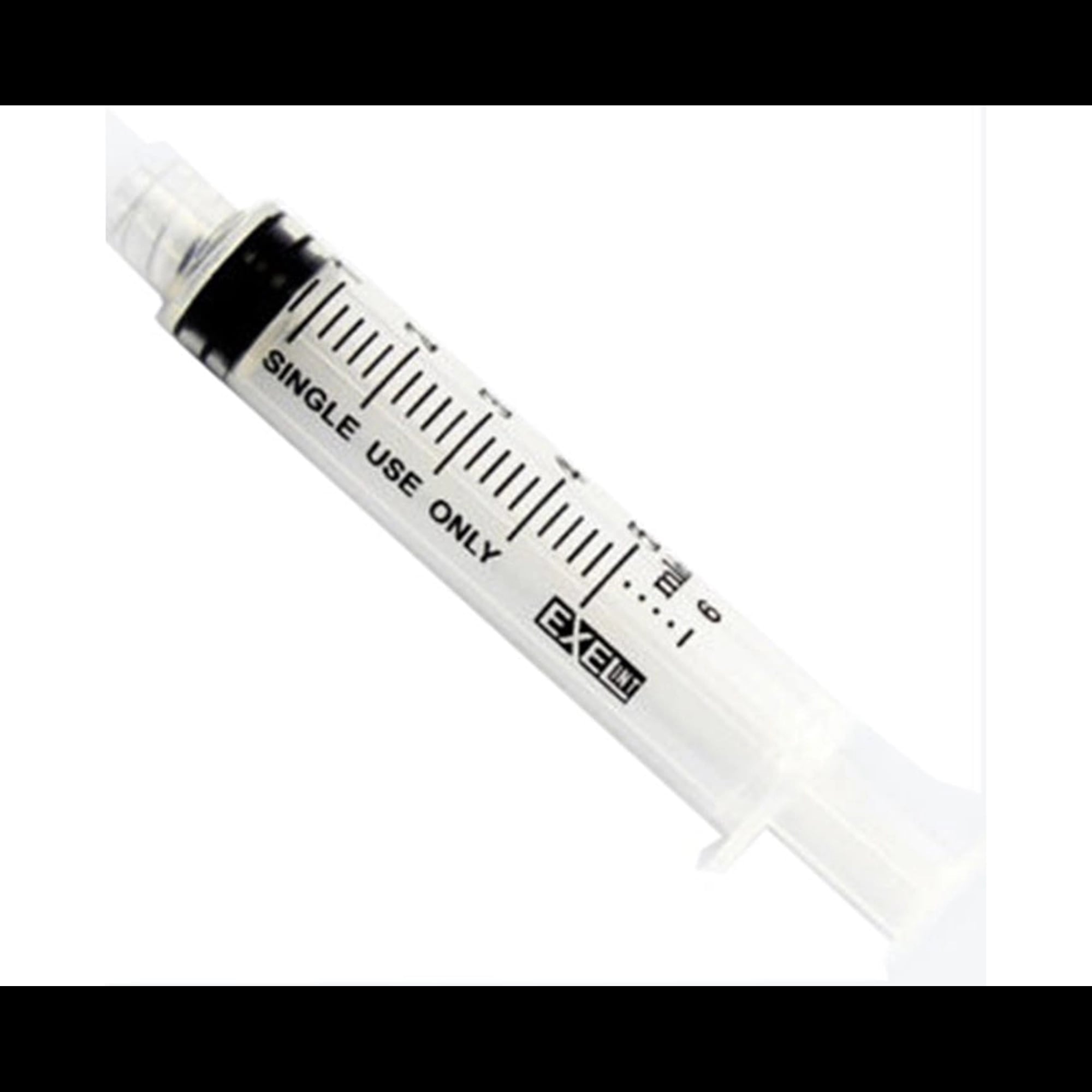 Exel International 5-6cc Luer Lock Syringe Only with Cap, Sterile, Disposable, 100/Box, 26230