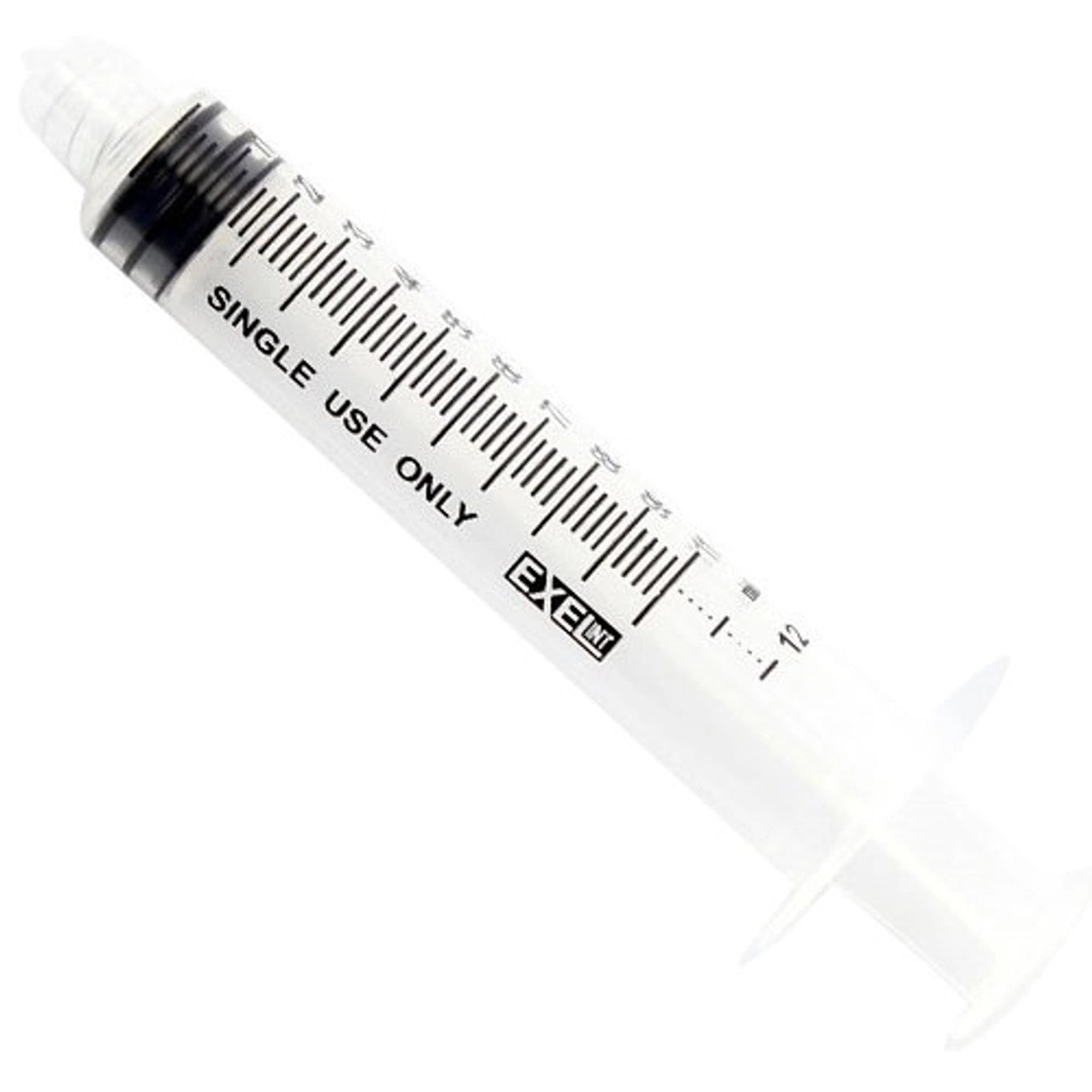Exel Luer Lock Syringe with Cap, 10-12cc, Sterile, Latex-Free, 100/Bx, 26265
