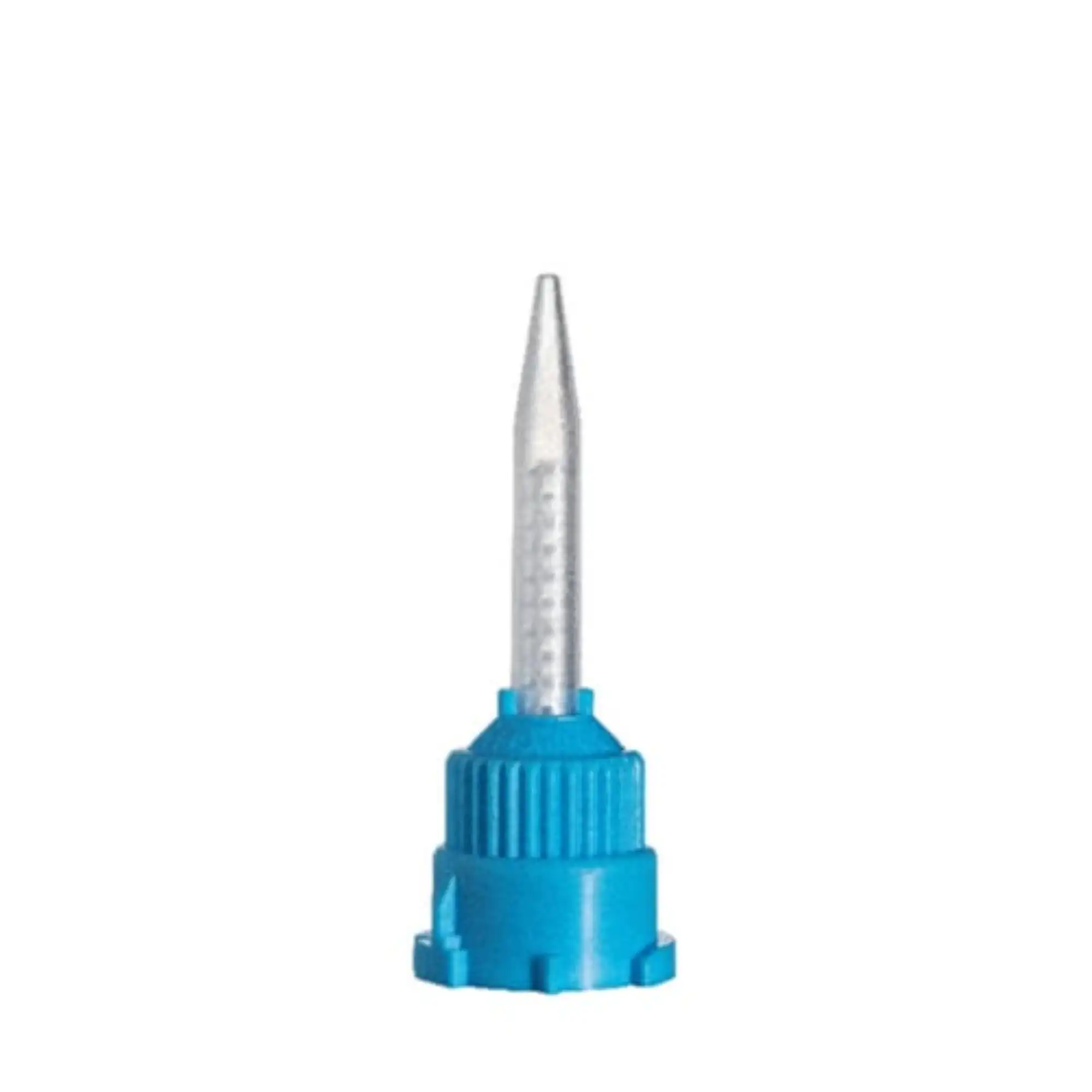 Hexa Acrylic Crown & Bridge T-Mixer Mixing Tips, 1:1 & 2:1 Ratio, Blue/Clear, 3.2mm, 25/Pack, SLZ-154610