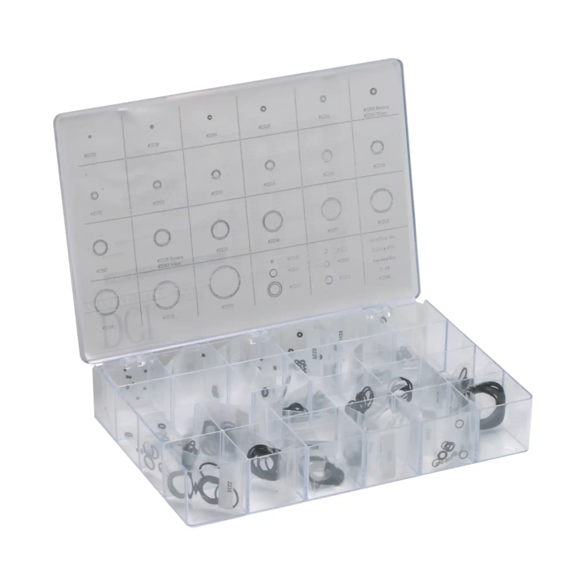 DCI International Dental O-Ring Kit, 30 Sizes, 360 O-Rings, 8067