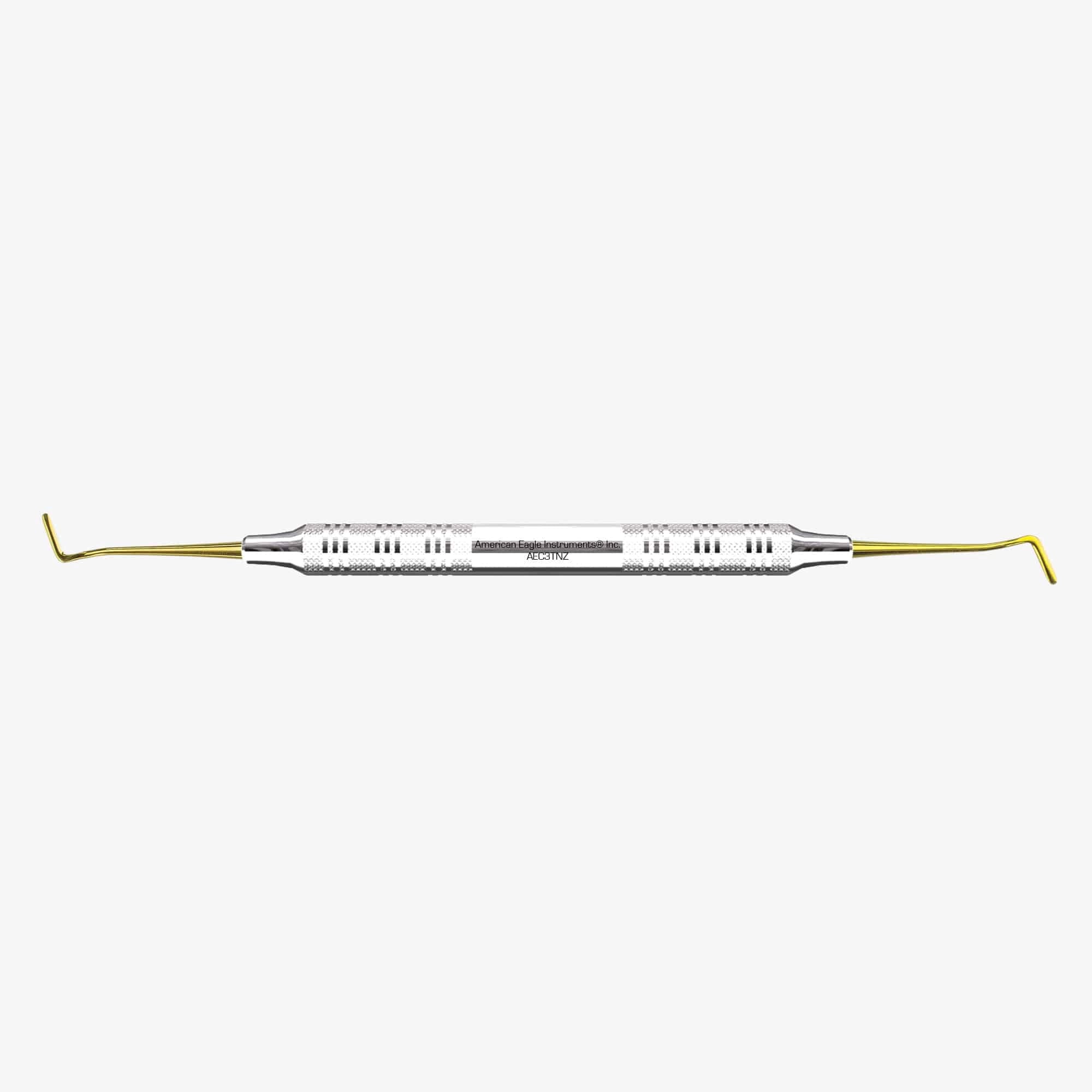 American Eagle Composite 3 XP Composite Instrument, Sharp Paddle/Sharp Paddle, 3/8" (9.5mm), Stainless Steel, AEC3TNZ