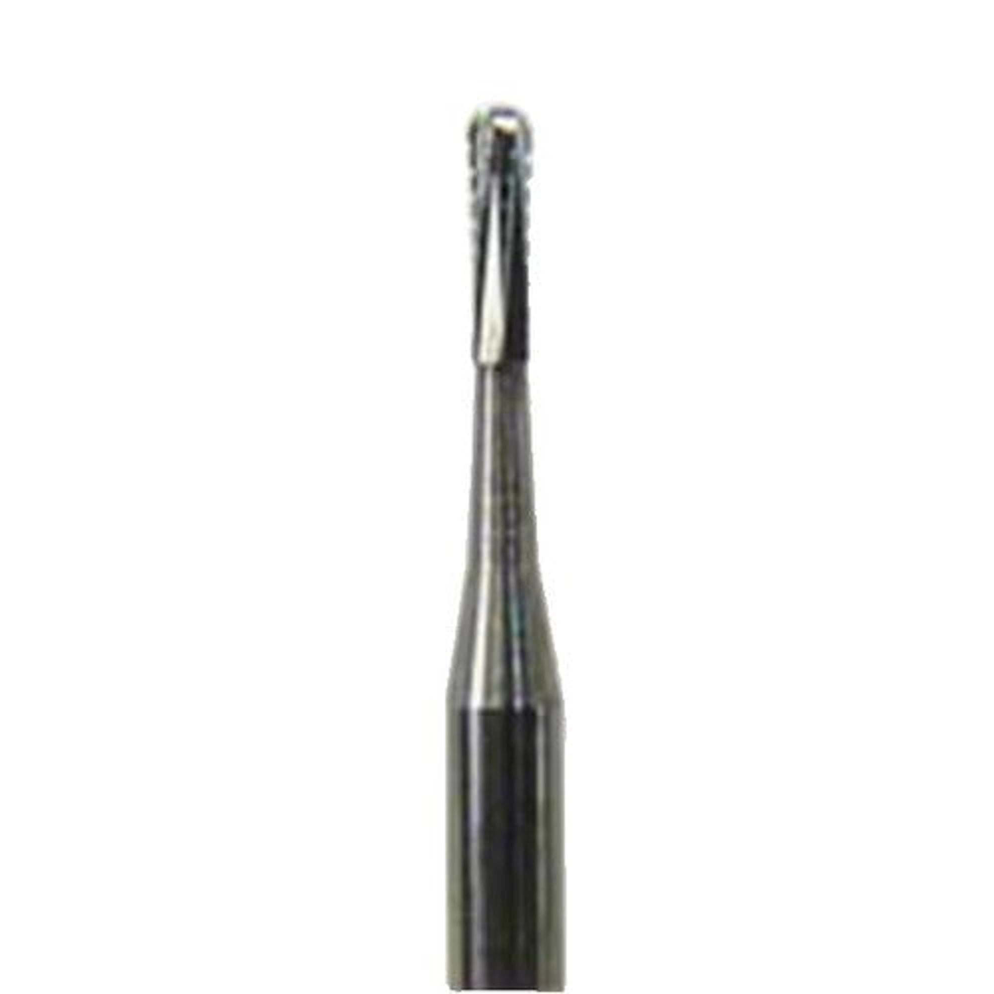 Coltene Alpen Carbide Bur #1157, Round End Straight Fissure, Friction Grip (FG), 1.0 mm Head Diameter, 100/Pk
