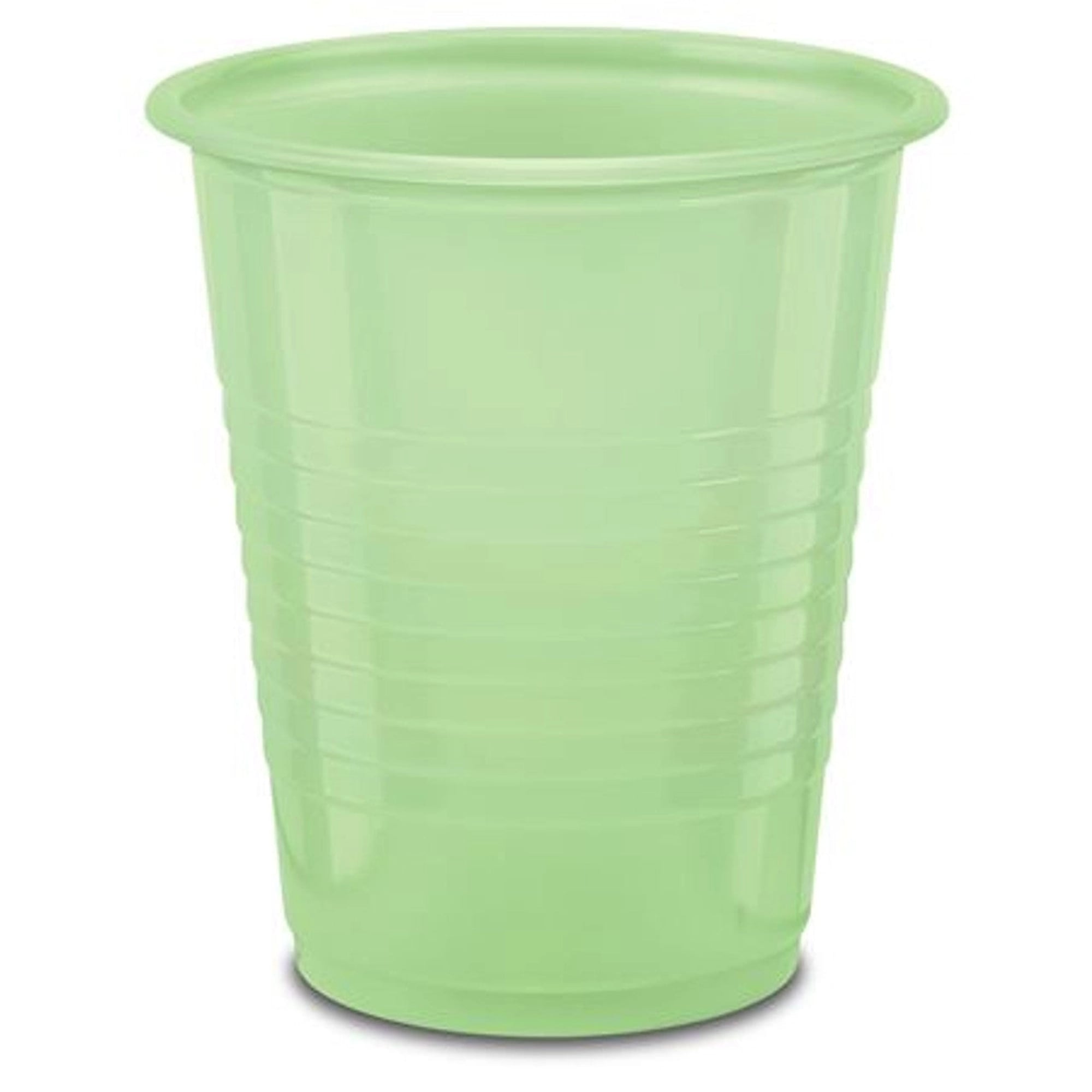 Crosstex Advantage Disposable Plastic Cups, 5 oz, Green, 1000/Case, CXAGR