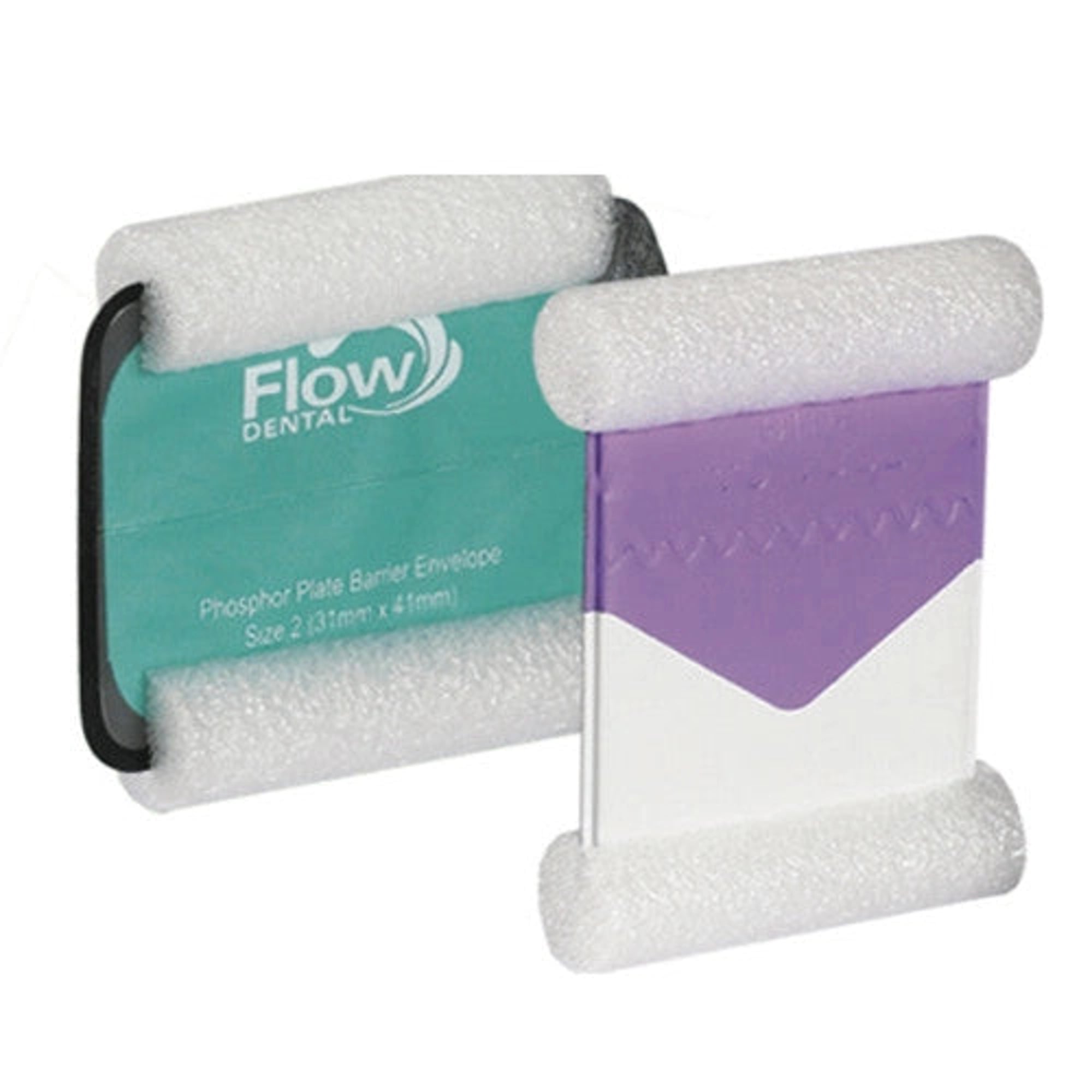 Flow X-Ray Cuchies Foam Cushion Tubes, White, 50/Pkg, 15800