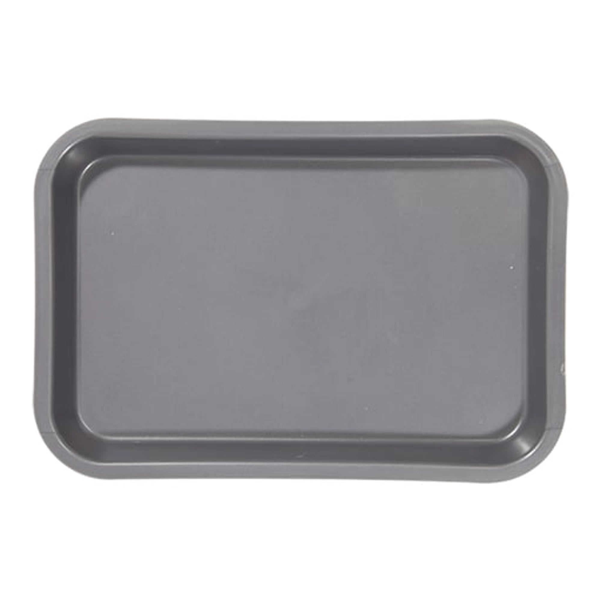 Plasdent Flat Tray, Size F (Mini), Gray, Plastic, 9-5/8" x 6-5/8" x 7/8", 300FM-9