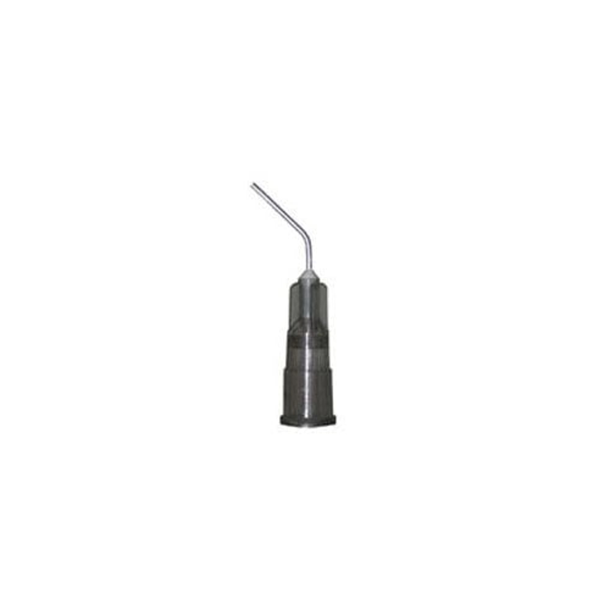 Quala Pre-Bent Dispensing Tips, 22 Gauge, Grey, 100/Bag