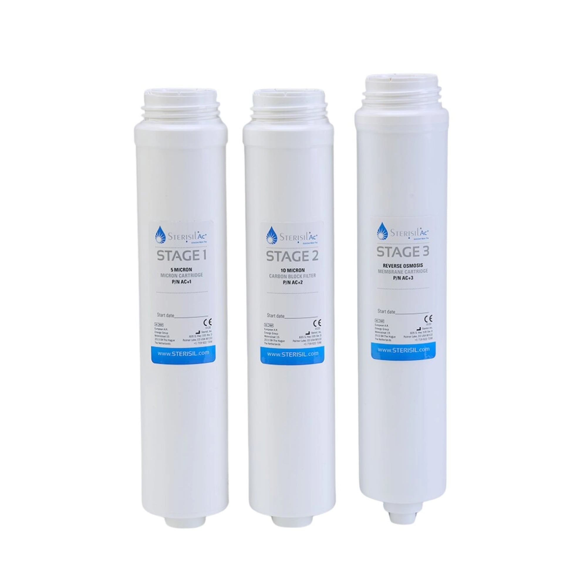 Sterisil AC-CKXL XL Cartridge Replacement Kit for AC System, Includes 3 Cartridges