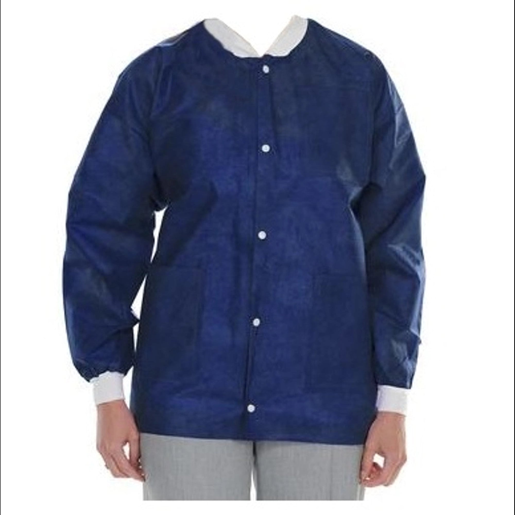 ValuMax Extra-Safe Lab Jacket, True Blue, Medium, AAMI Level 3, Latex-Free, 10/Pk, 3630TBM