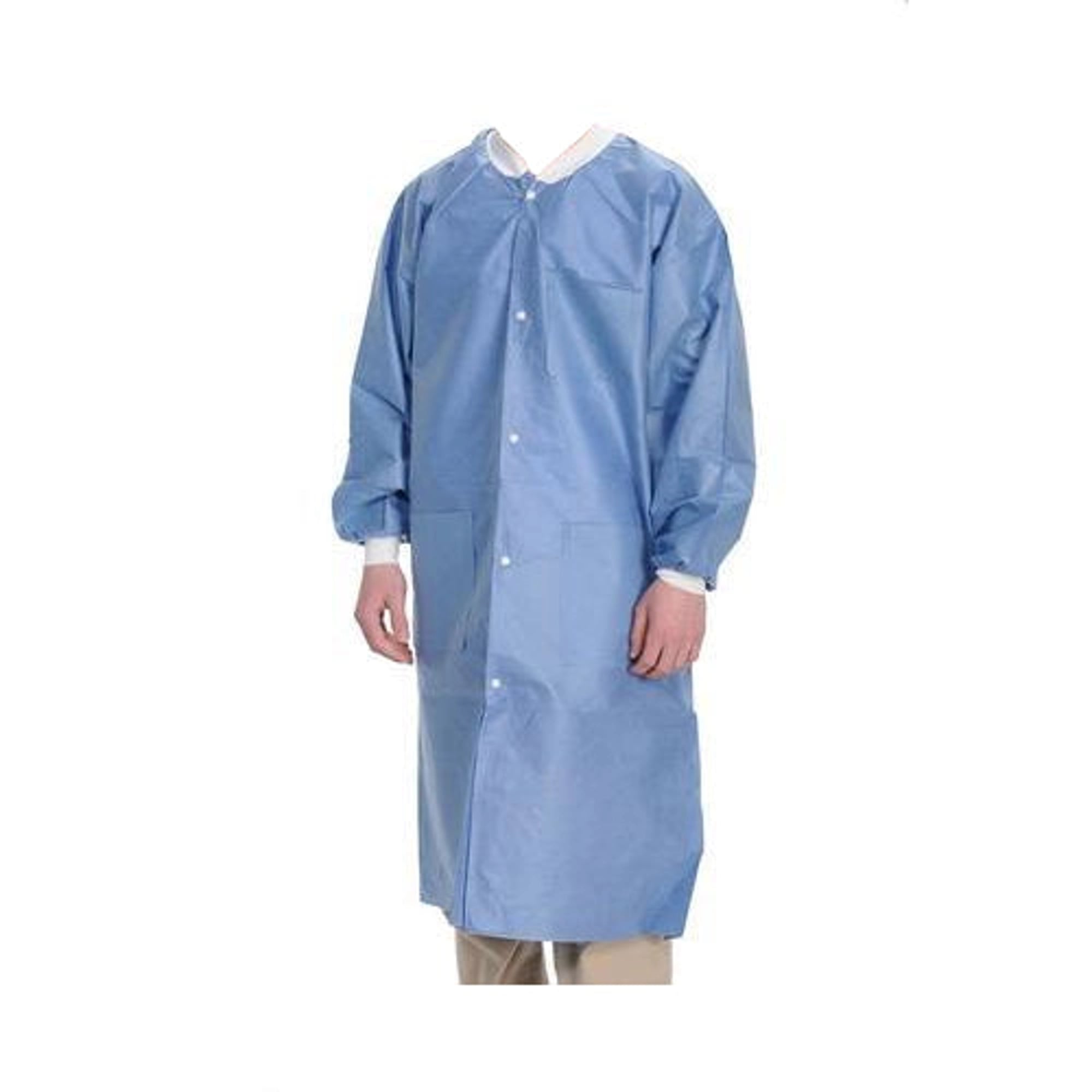 ValuMax Extra-Safe Knee-Length Lab Coat, Ceil Blue, 3XL, AAMI Level 3, 10/Pk, 3660CB3XL