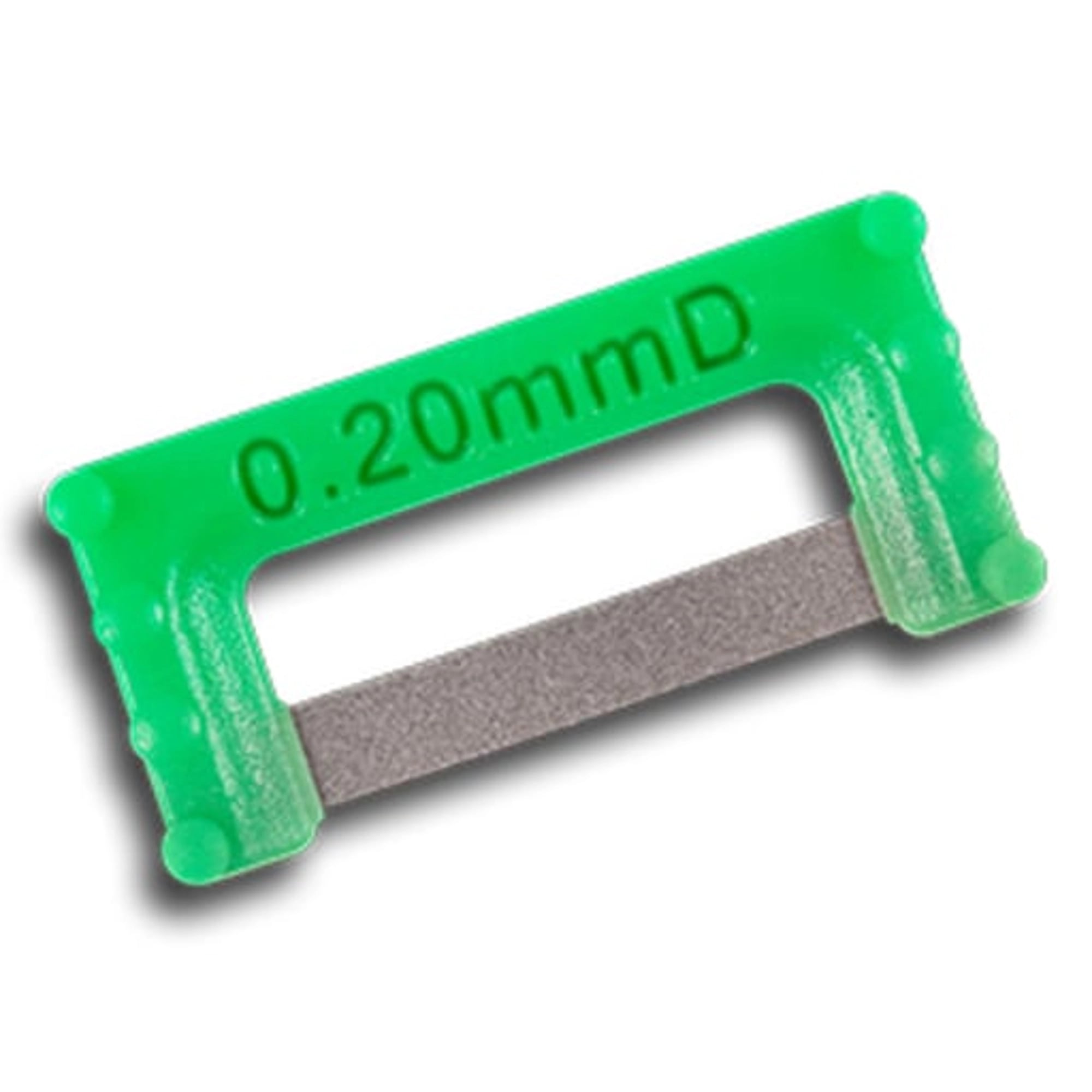 ContactEZ IPR Green Extra Widener Double-Sided Coarse Diamond Strip, 0.20mm, 8/Pk