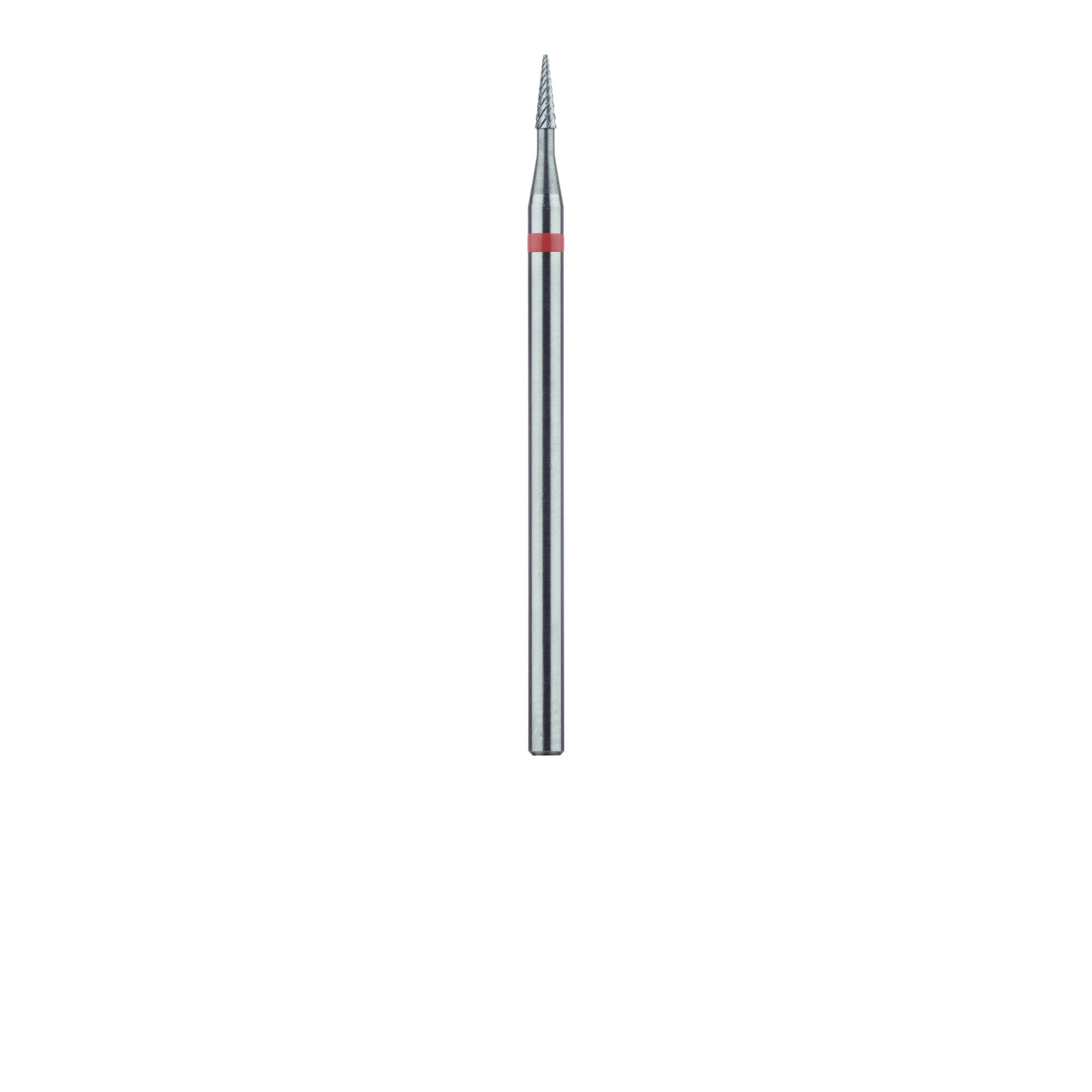 Meisinger HM23MF-014-HP Fine Round End Taper Carbide Lab Bur, 1.4 mm, HP, Single Bur