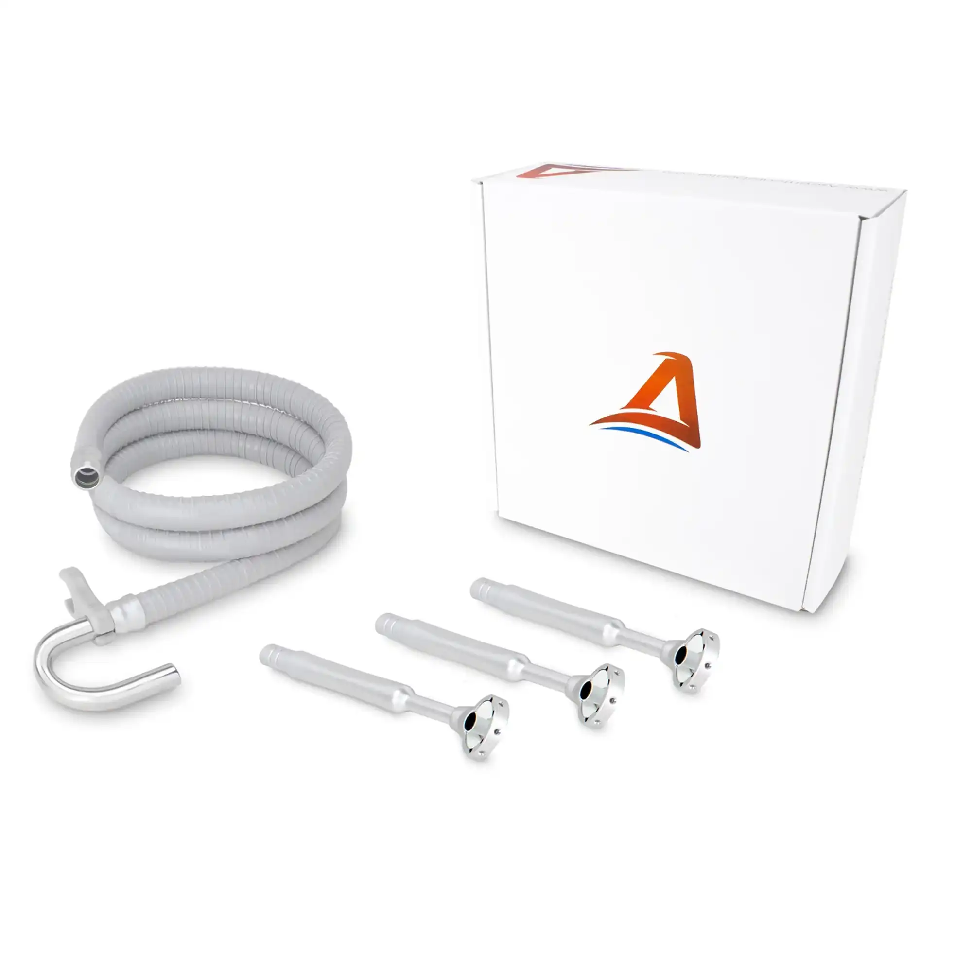 AscentCare Dental VacuVUE HVE Mirror 3 Pack Starter Kit, Size 4, with Feather Flex Kit and Mirror Face/O-Ring Replacement Set, 4VVUES3