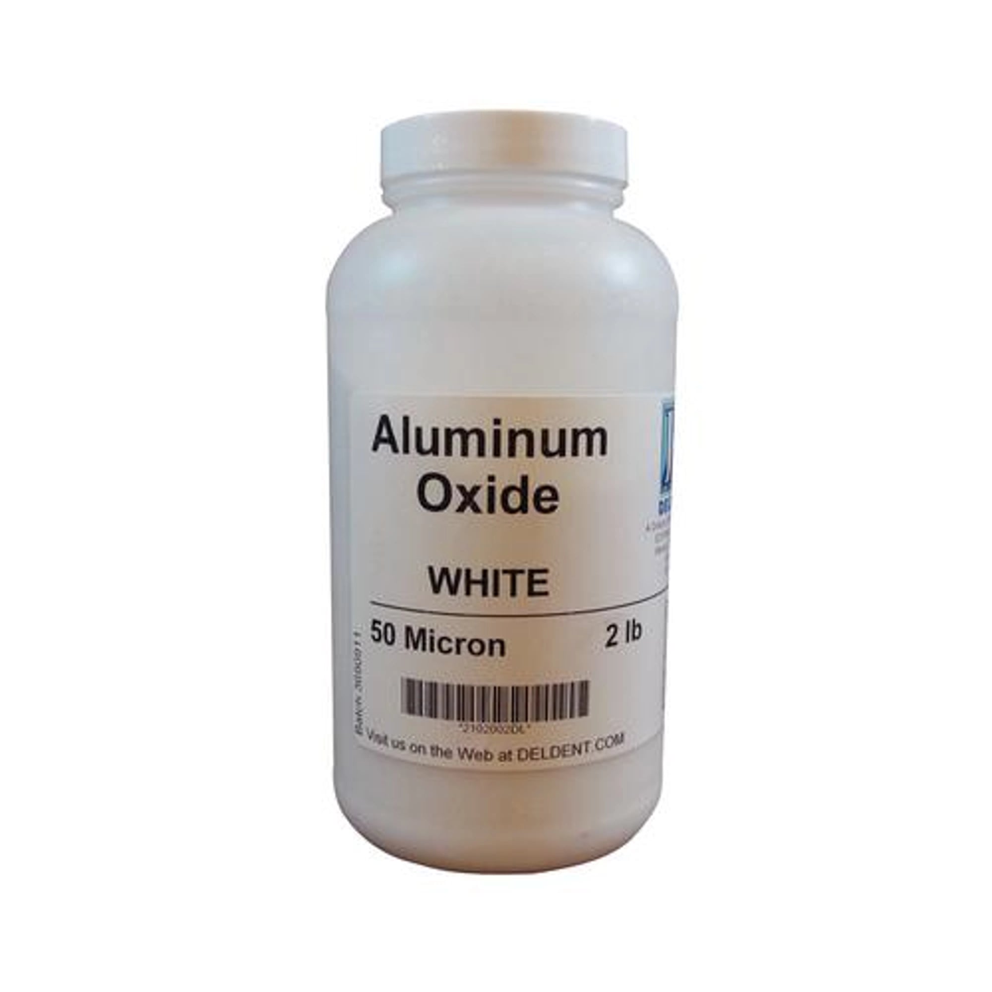 Johnson Promident White Aluminum Oxide Powder, 50 Micron, Dental Grade, 2 lb Bottle, 505050