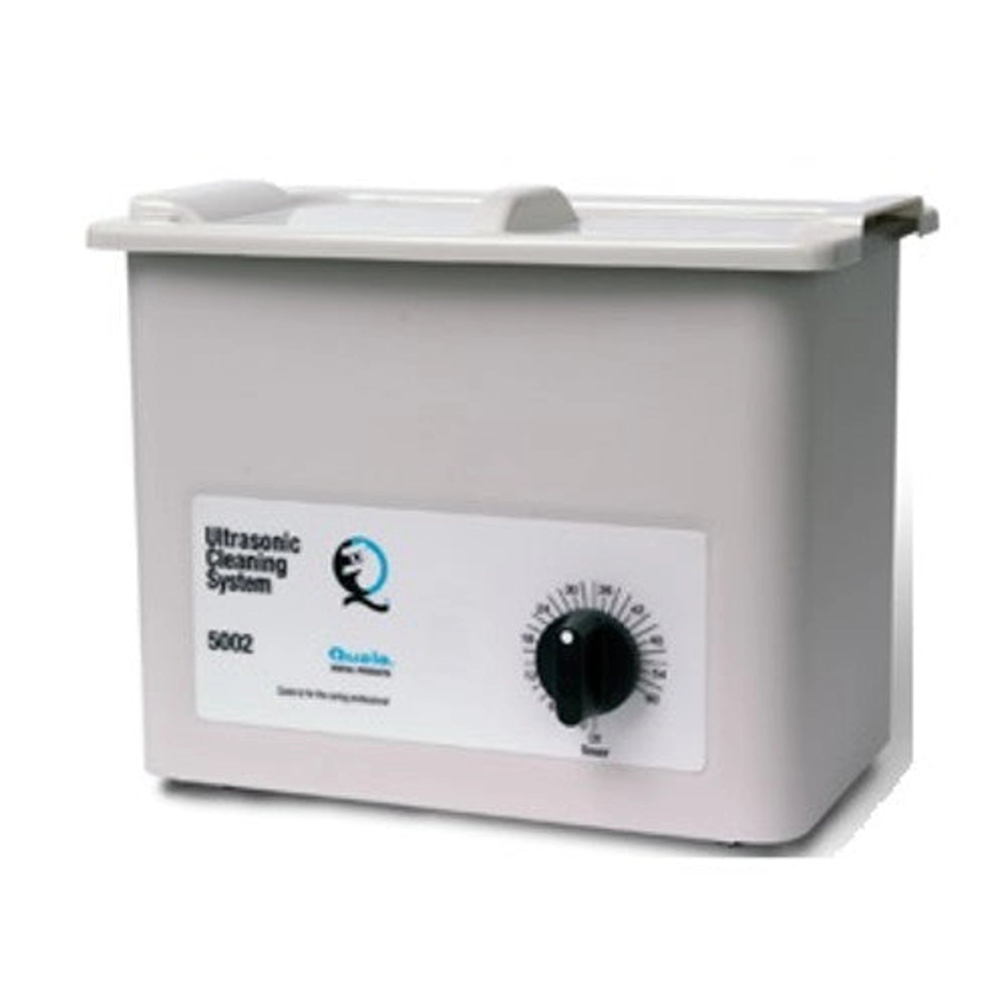 Quala 5002 Multi-Functional Ultrasonic Cleaner for Instruments, Dentures & Partials, 60-Minute Timer with Hold, Cover Included, 3.2 L