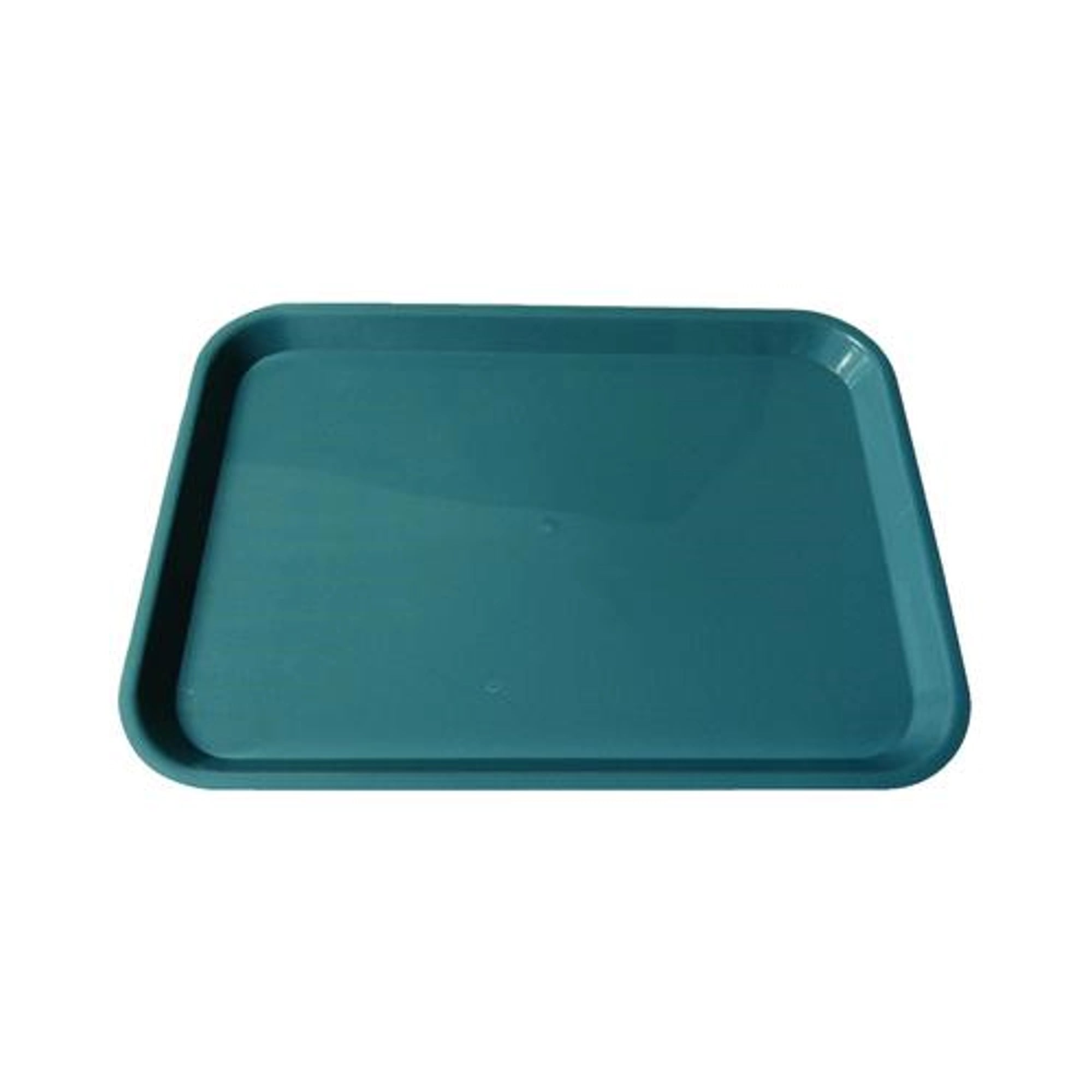 Plasdent Flat Set-Up Tray, Size B (Ritter), Aqua/Teal, Plastic, 13-3/8" x 9-5/8" x 7/8", 300BF-14