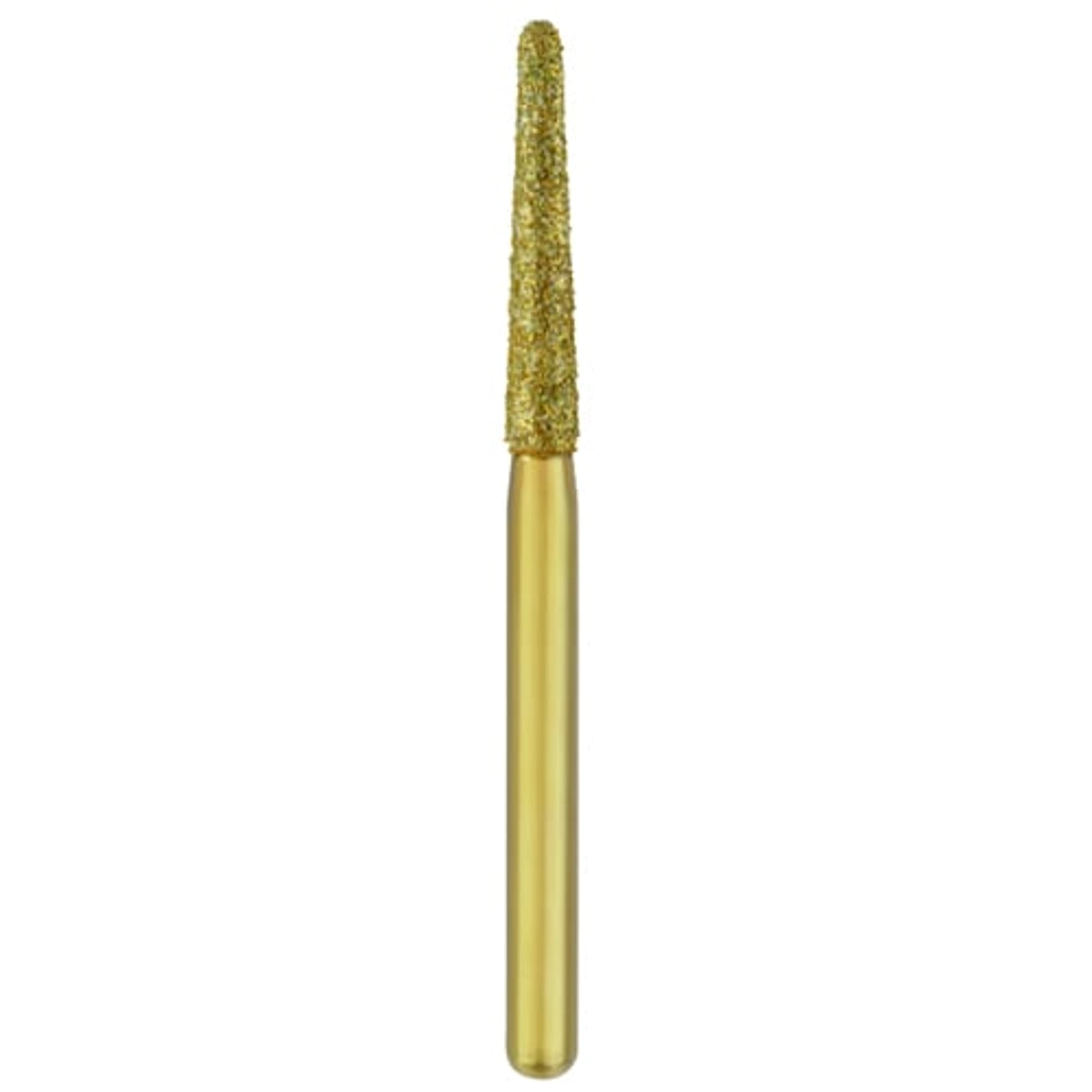 SS White Great White Z Diamond Bur, FG #850-018M, Medium Grit, Round End Taper, 5/Pack, 18175