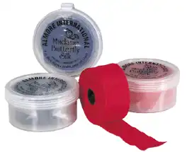 Madame Butterfly Silk Articulating Ribbon, 90 Microns, Blue, 3/4" x 18 yd Roll, 72001