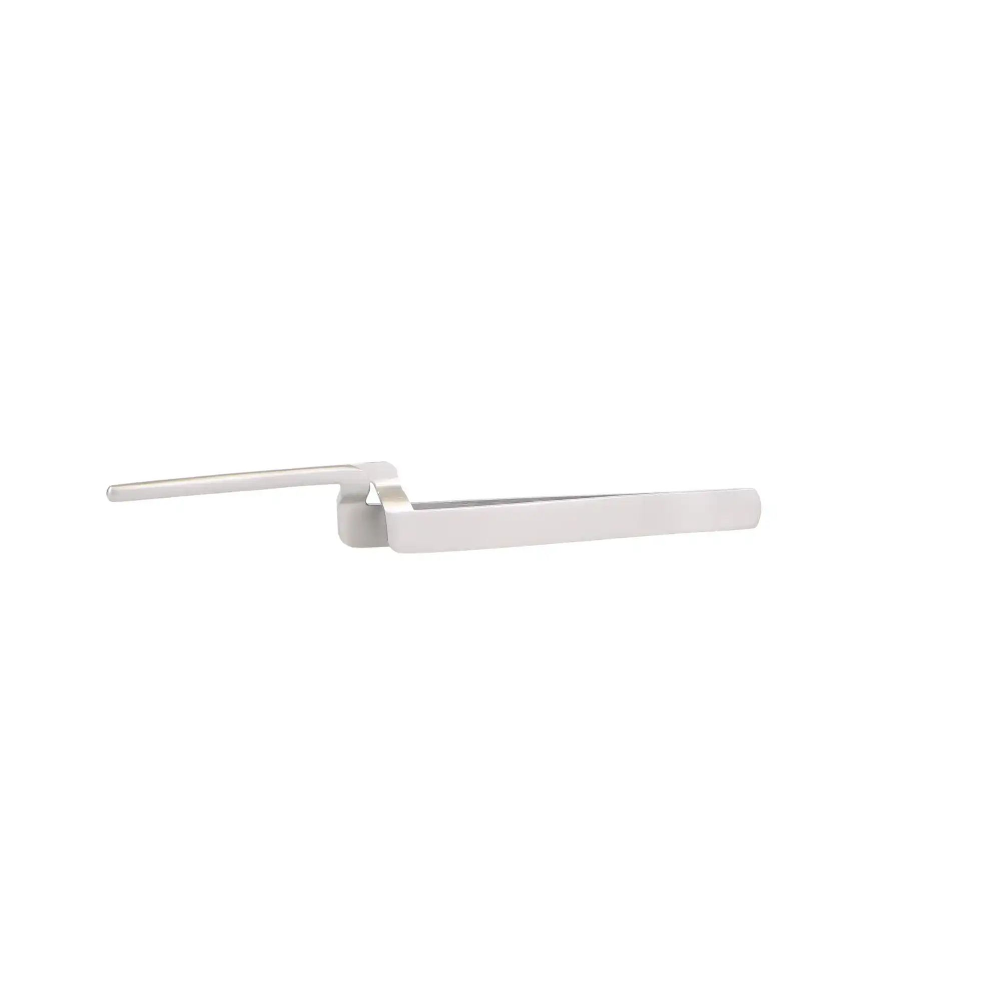 J&J Instruments Articulating Paper Forceps, Miller Type, Straight, Serrated, Stainless Steel, 1/Pk, 08-300
