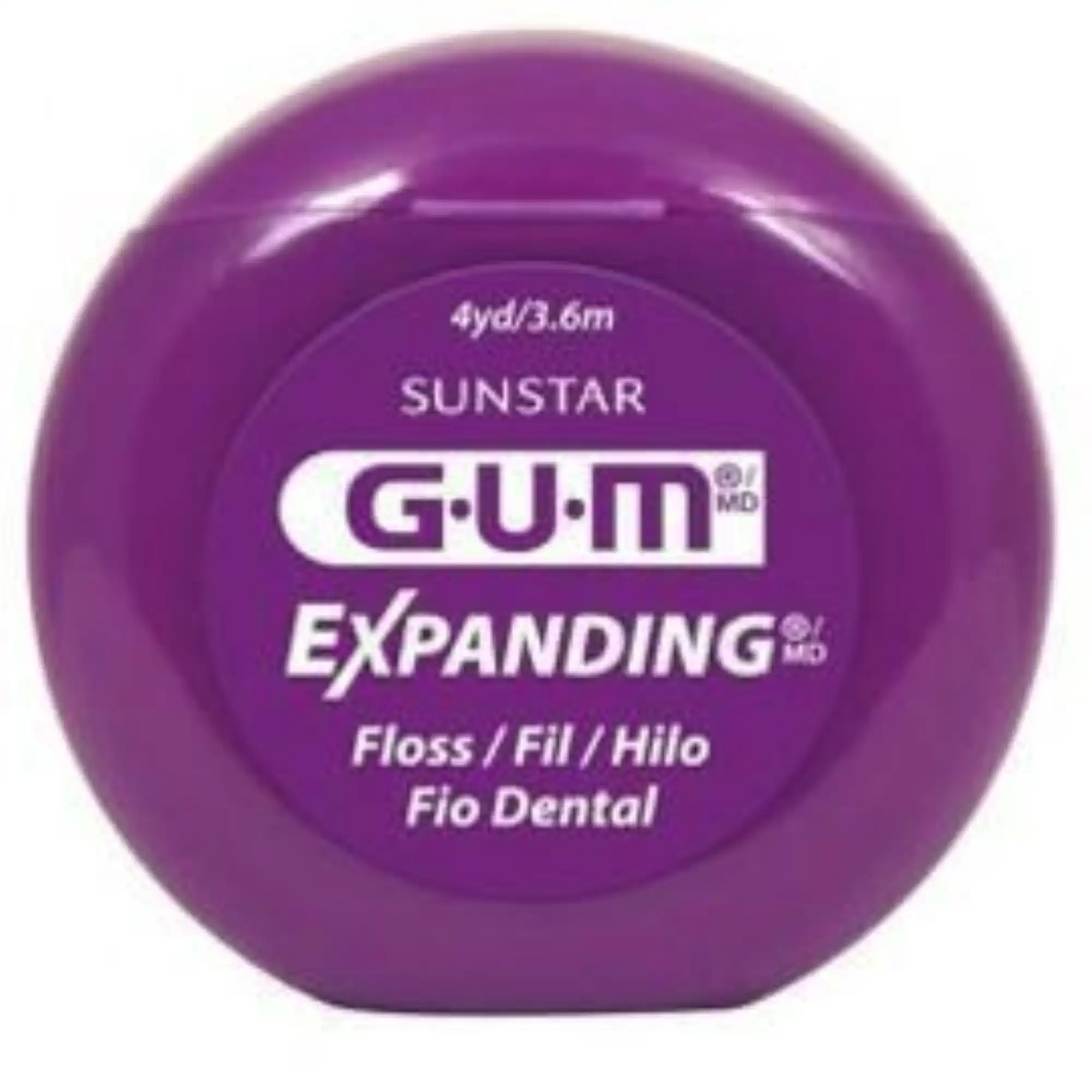 GUM Expanding Dental Floss, 4 yd, 144/Box, 2030PQ