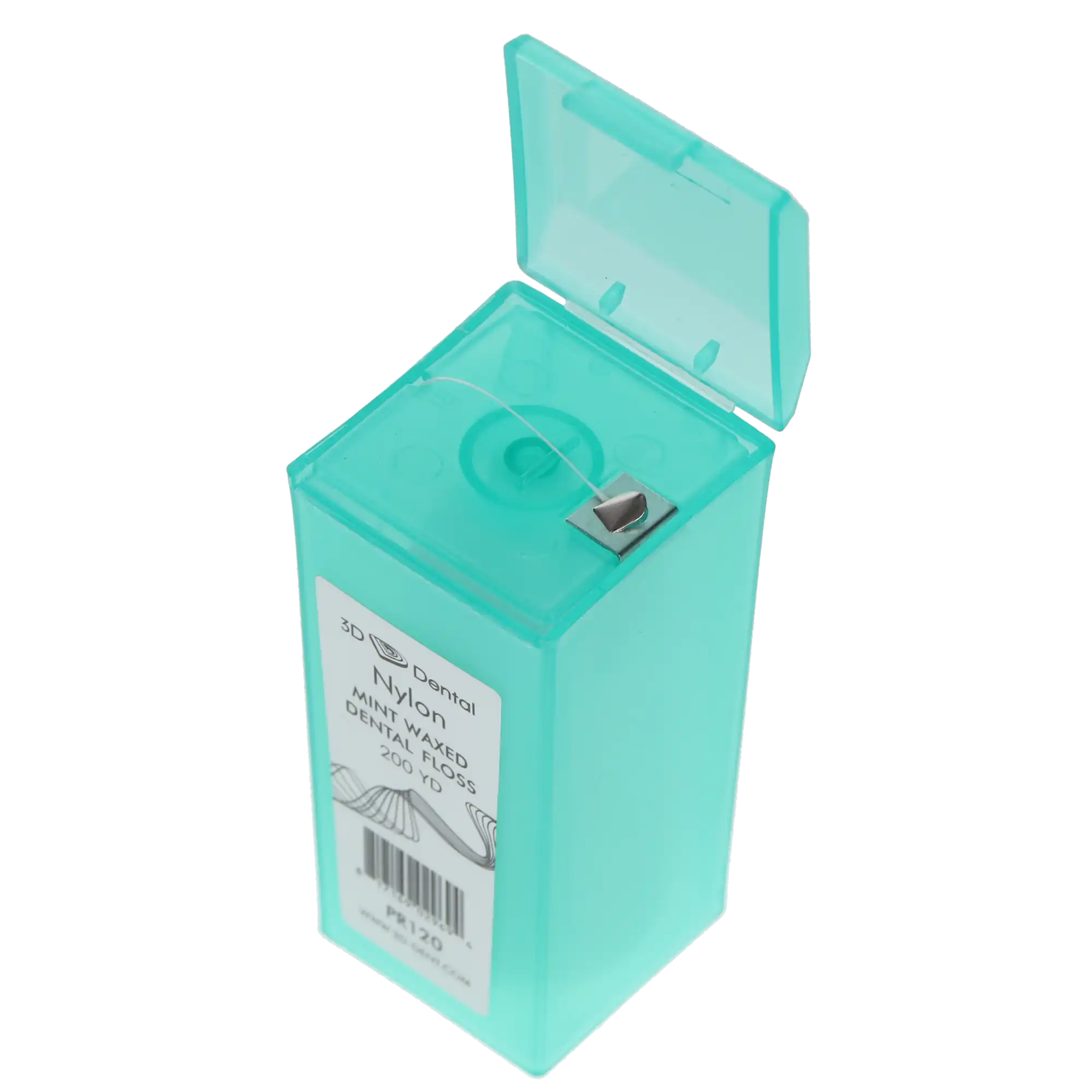 3D Dental Waxed Dental Floss Refill, Mint, 200 yd Spool, 1/Pk, PR120