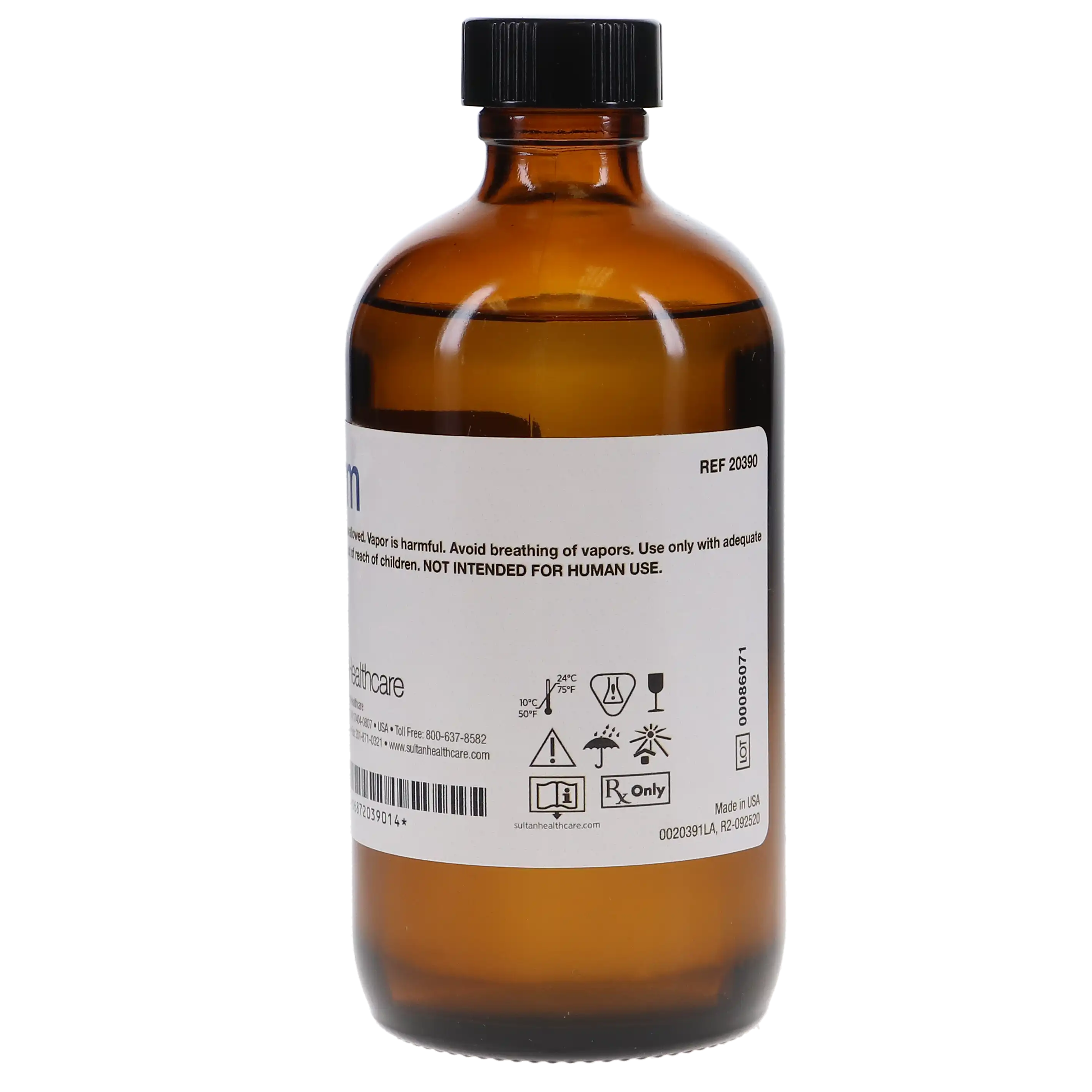 Sultan Chloroform N.F. Endodontic Solvent, 8 oz (237 mL) Bottle, 20390