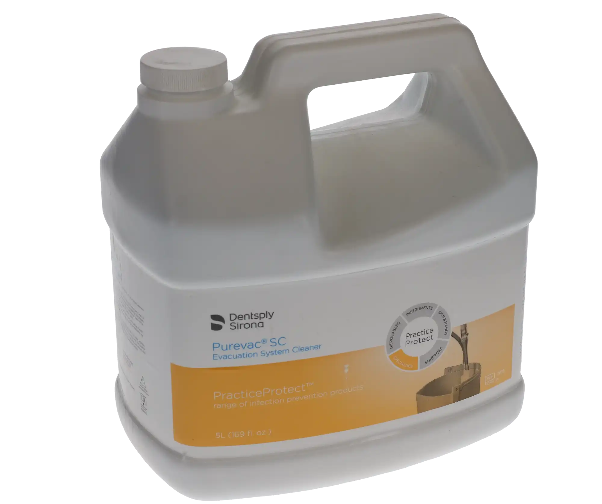 Purevac SC Evacuation System Cleaner, 5 L Bottle, 1 oz Pump, 169 Treatments, 21135