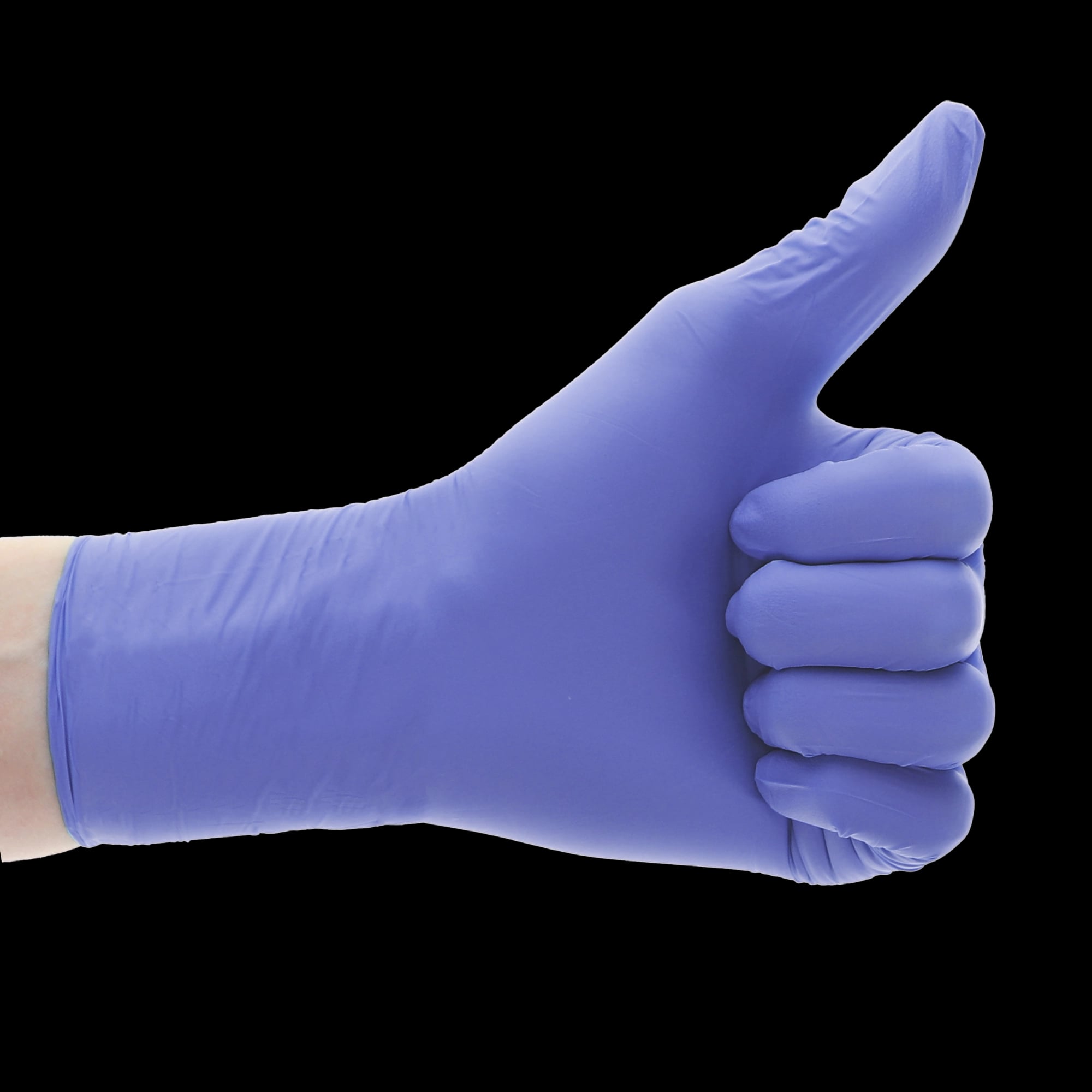 AquaSoft Nitrile Exam Gloves, Powder-Free, Non-Sterile, Medium, Blue, 300/Box, 43934