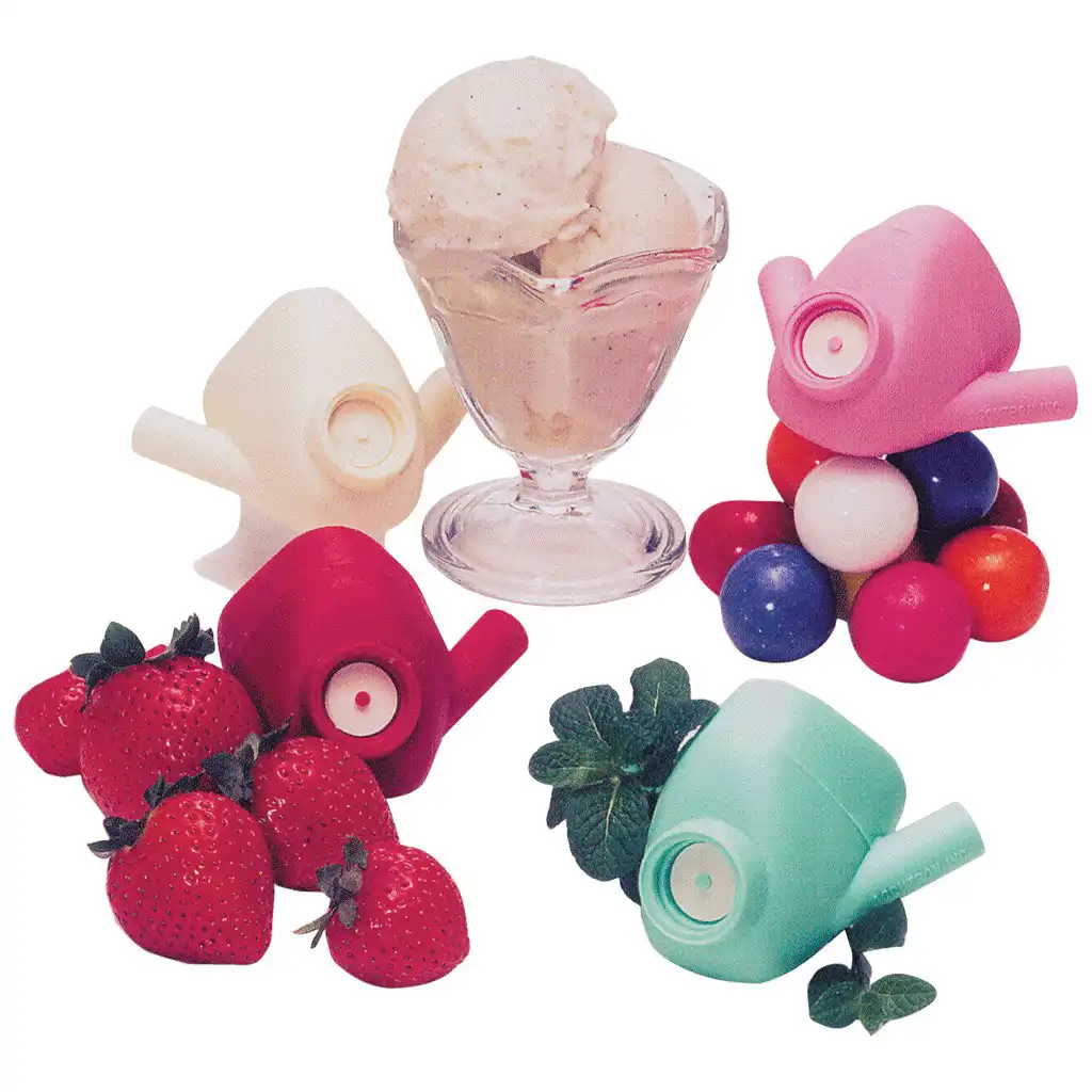 Accutron Personal Inhaler Plus Nasal Hoods, Small, Birthday Bubblegum, Single-Use, Latex-Free, 24/Pack, 33017-12