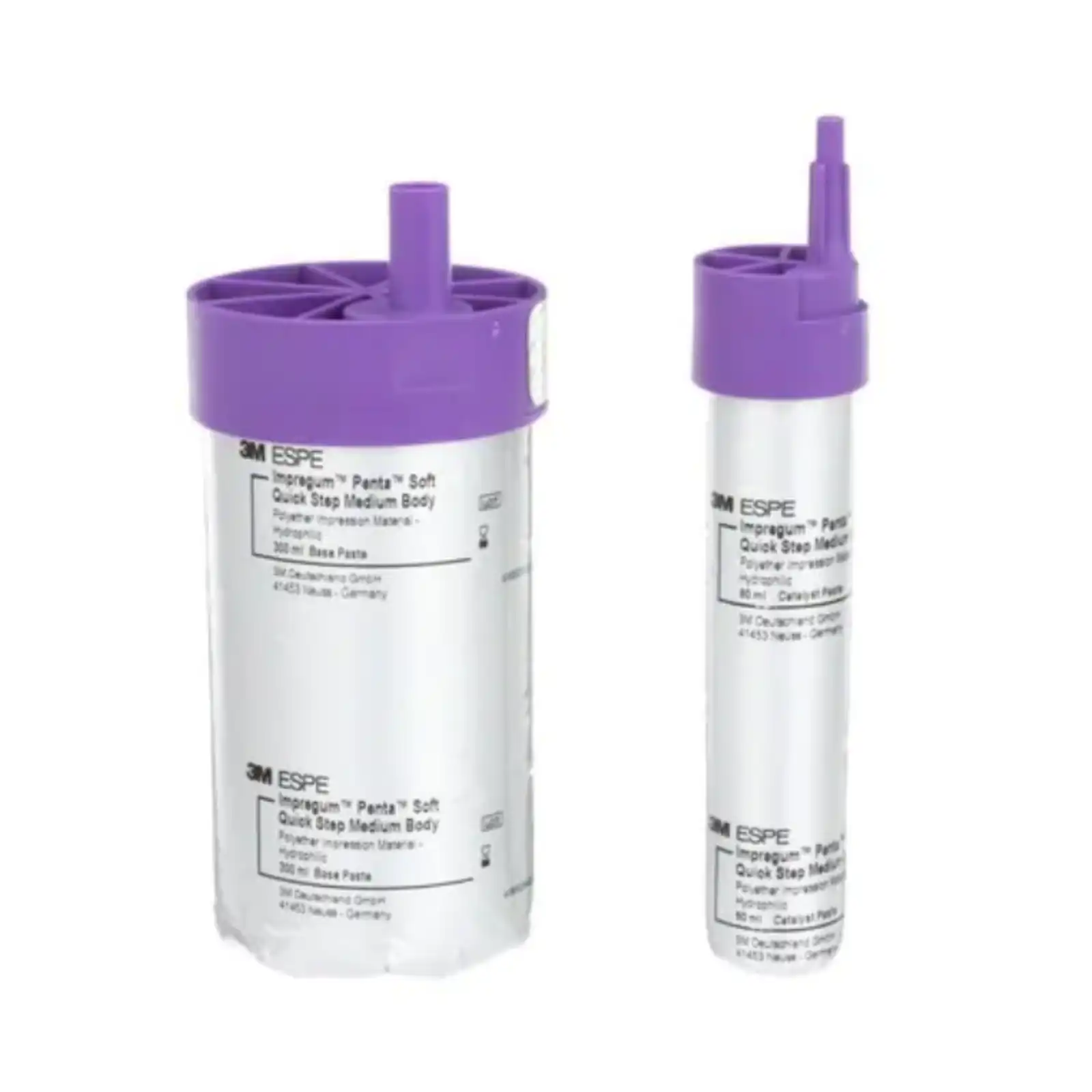 Impregum Penta Soft Quick Step Polyether Impression Material, Medium Body, Fast Set, Refill, Mint Purple, 31765, 1/Pk