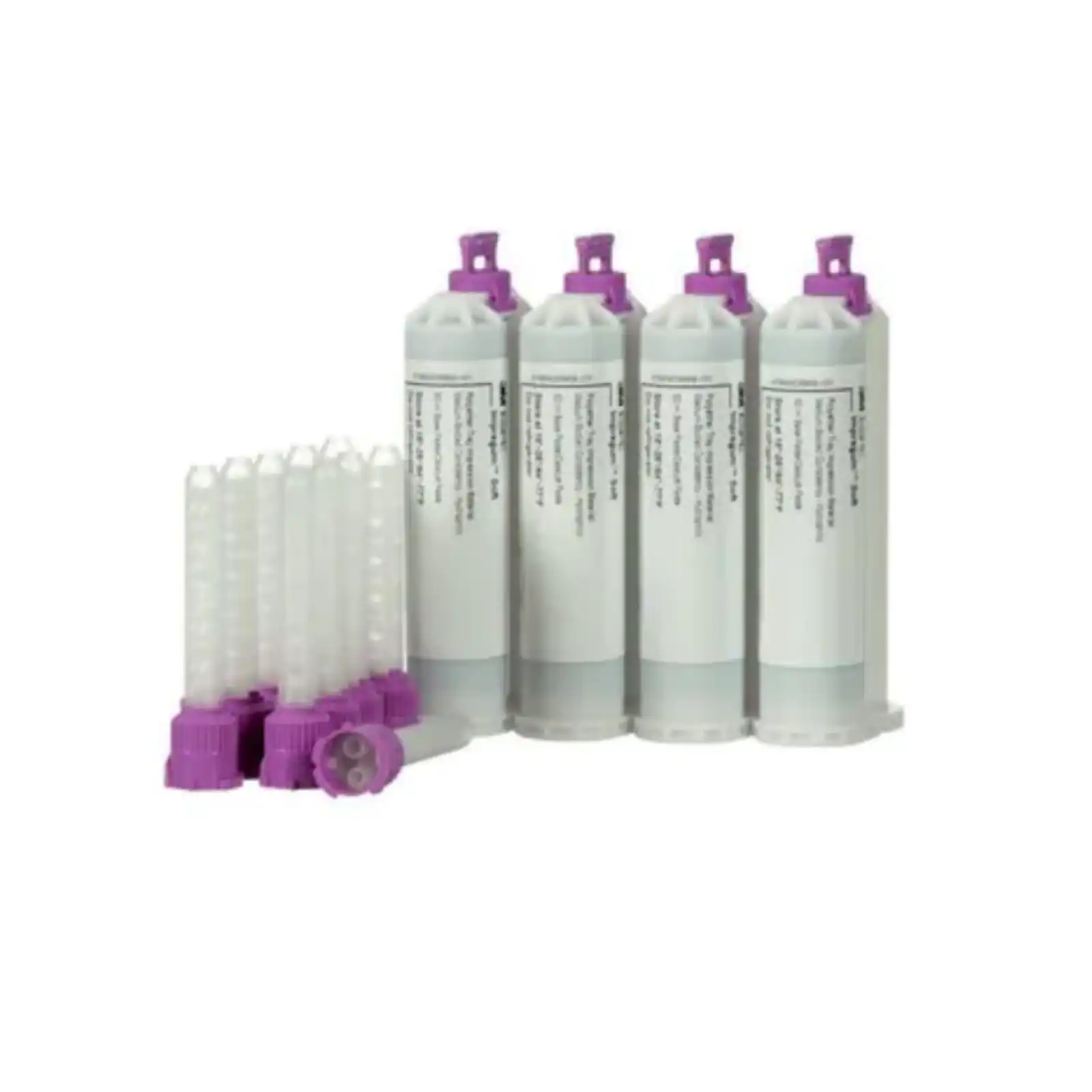 3M ESPE Impregum Garant Soft Polyether Impression Material, Medium Body, Tray Refill, Mint, 4x50ml Cartridges, 31785