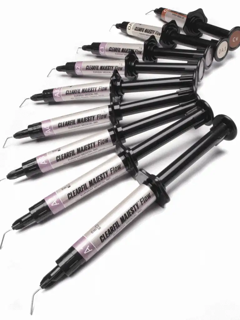 Clearfil Majesty Flow Flowable Composite Resin, Shade CV, 3.2g Syringe Refill with 15 Tips, 2621KA