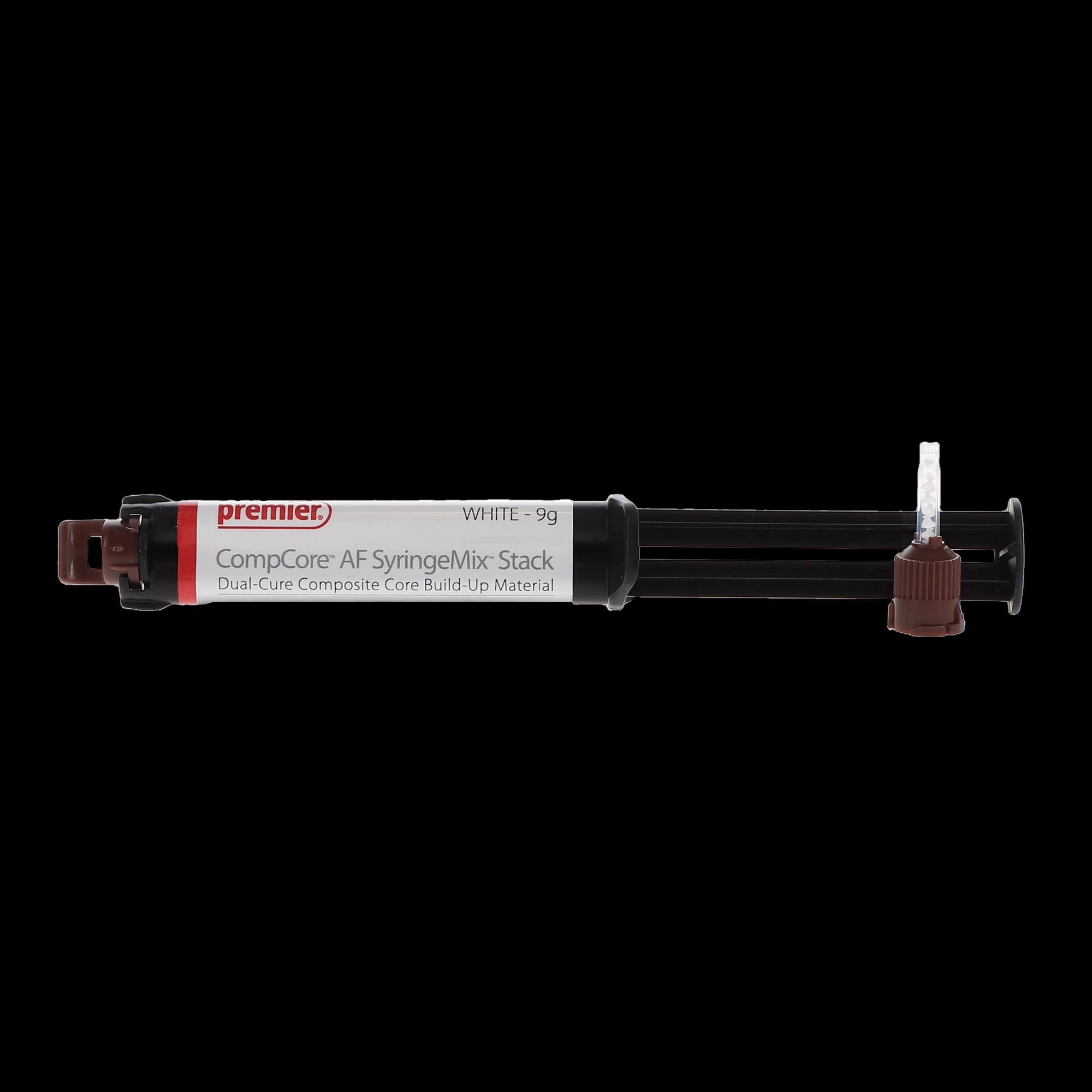 CompCore AF SyringeMix STACK Dual-Cure Core Build-Up Material, White, Intro Kit, 9 g, 2/Pk, 3001512