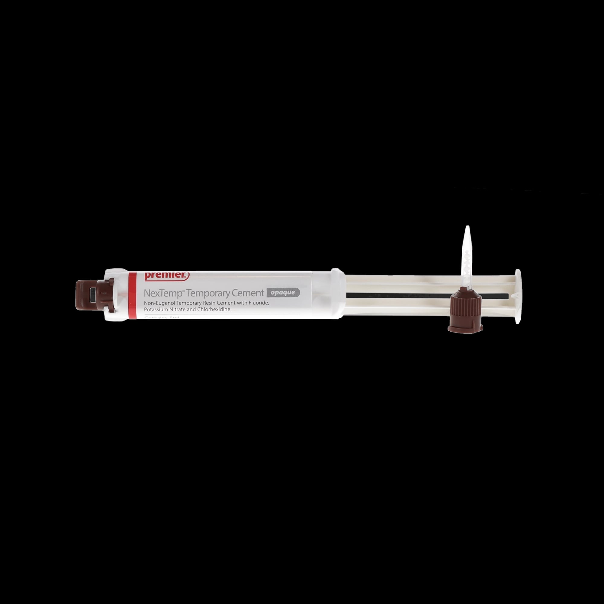 NexTemp Standard Kit Temporary Cement, Opaque, 1 x 5 mL Automix Syringe with 10 Mix Tips, 3001471