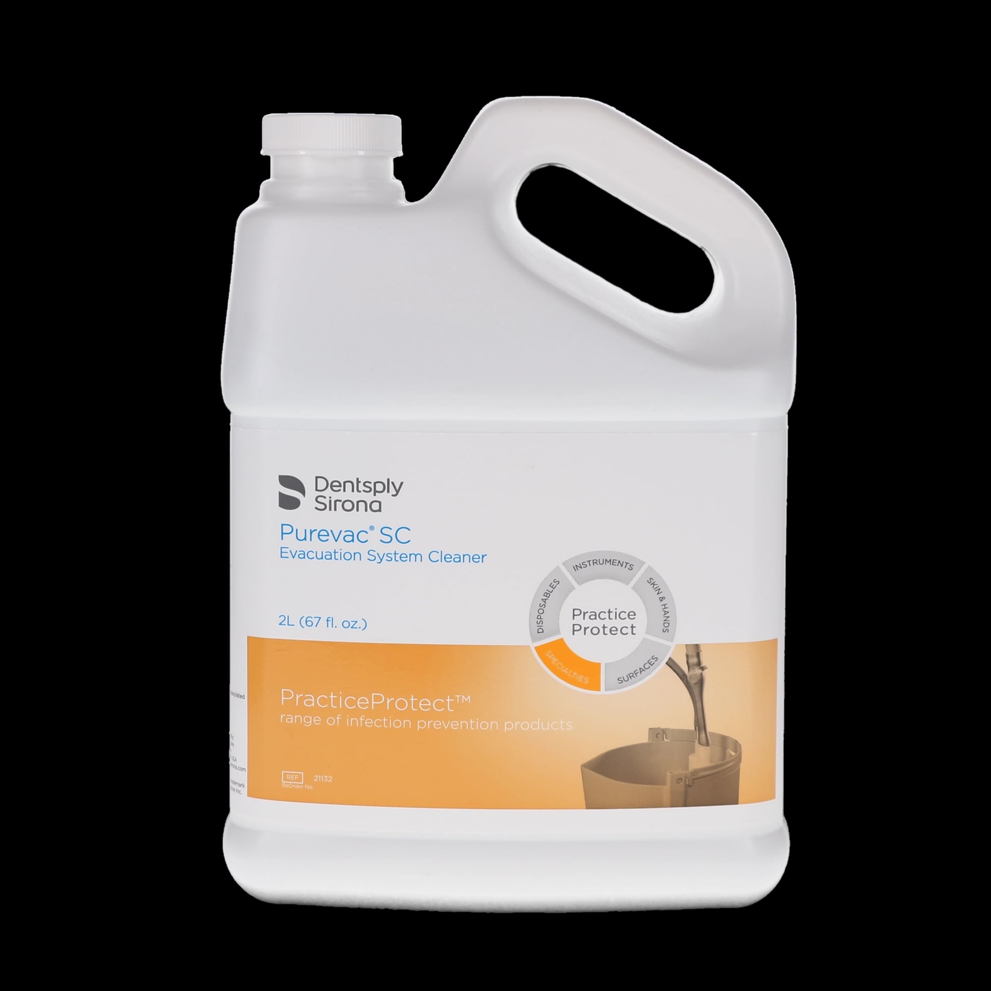 Purevac SC Evacuation System Cleaner, 2 L Bottle, 21132
