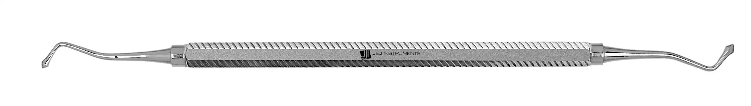J&J Instruments Acorn Burnisher #21B, Double-Ended, Octagonal Handle, Stainless Steel, 1/Pk, IN02-600