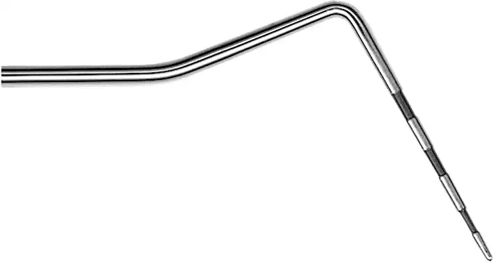 American Eagle Probe 2-12 Black, Single-Ended Periodontal Probe, 2-12mm Markings, 7/32" Stainless Steel Handle, AEP2-12B
