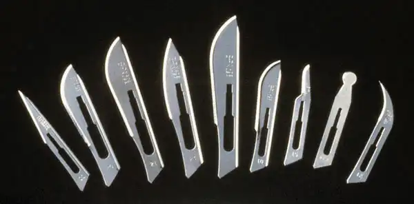 Bard-Parker Stainless-Steel Surgical Blades, Sterile, #12, 50/Box